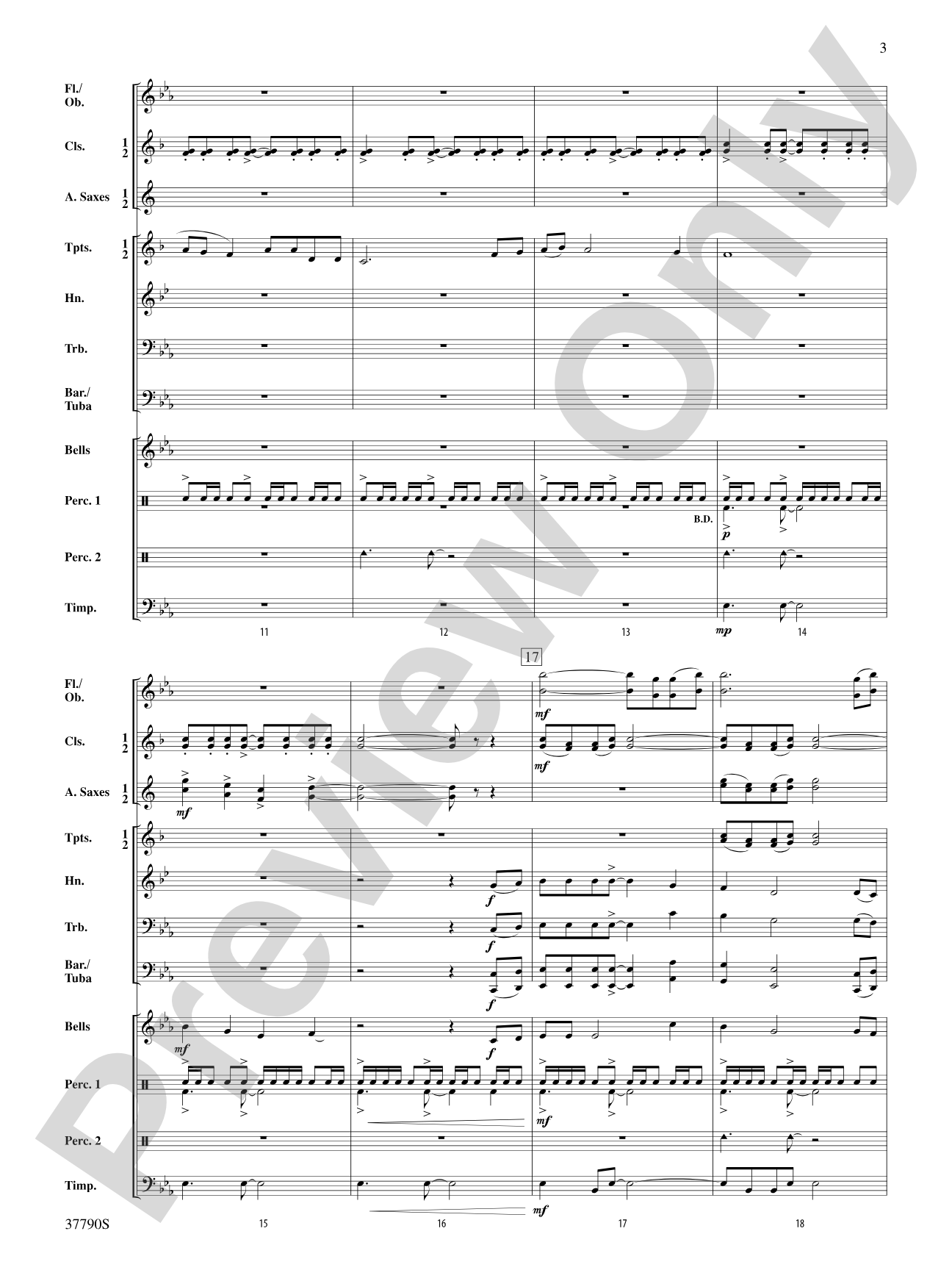 The Holly and the Ivy: Concert Band Conductor Score & Parts