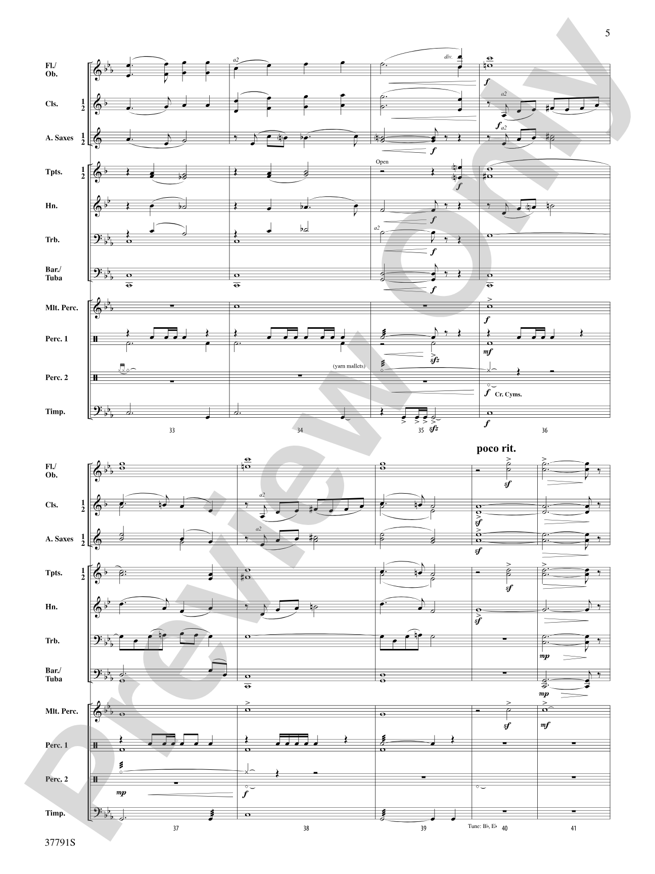 Appalachian Folk Carol: Concert Band Conductor Score & Parts
