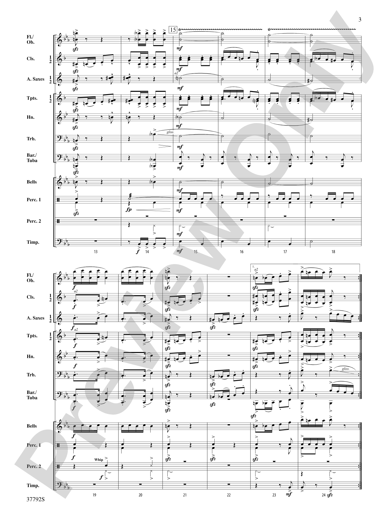 Thrills and Trills!: Concert Band Conductor Score & Parts
