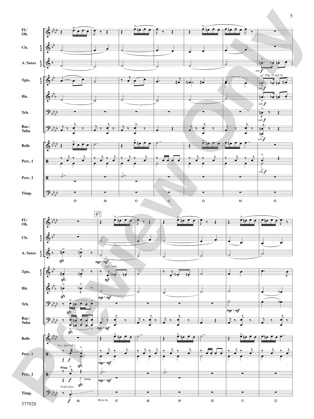 Thrills and Trills!: Concert Band Conductor Score & Parts