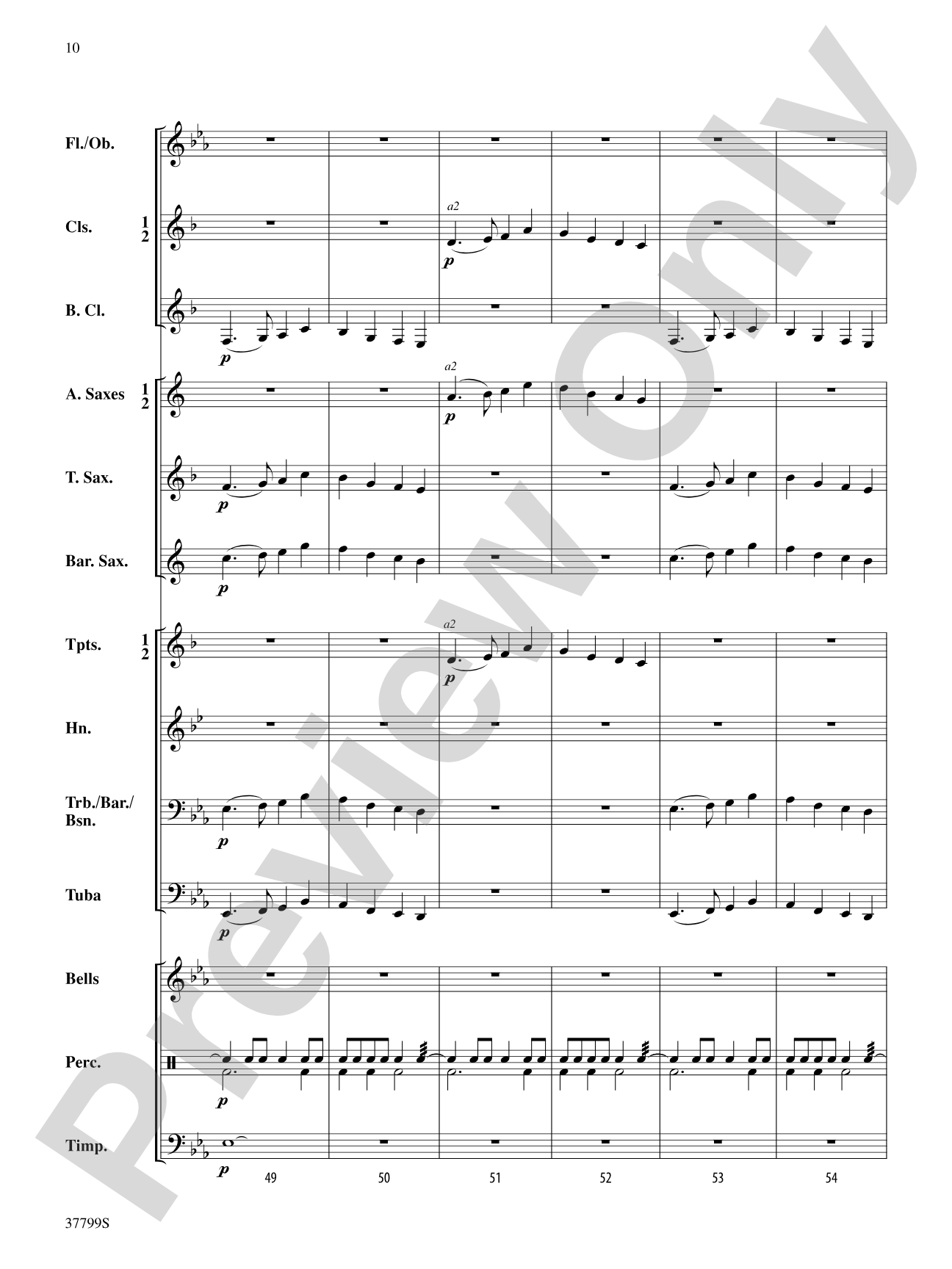 Parade Procession: Concert Band Conductor Score & Parts