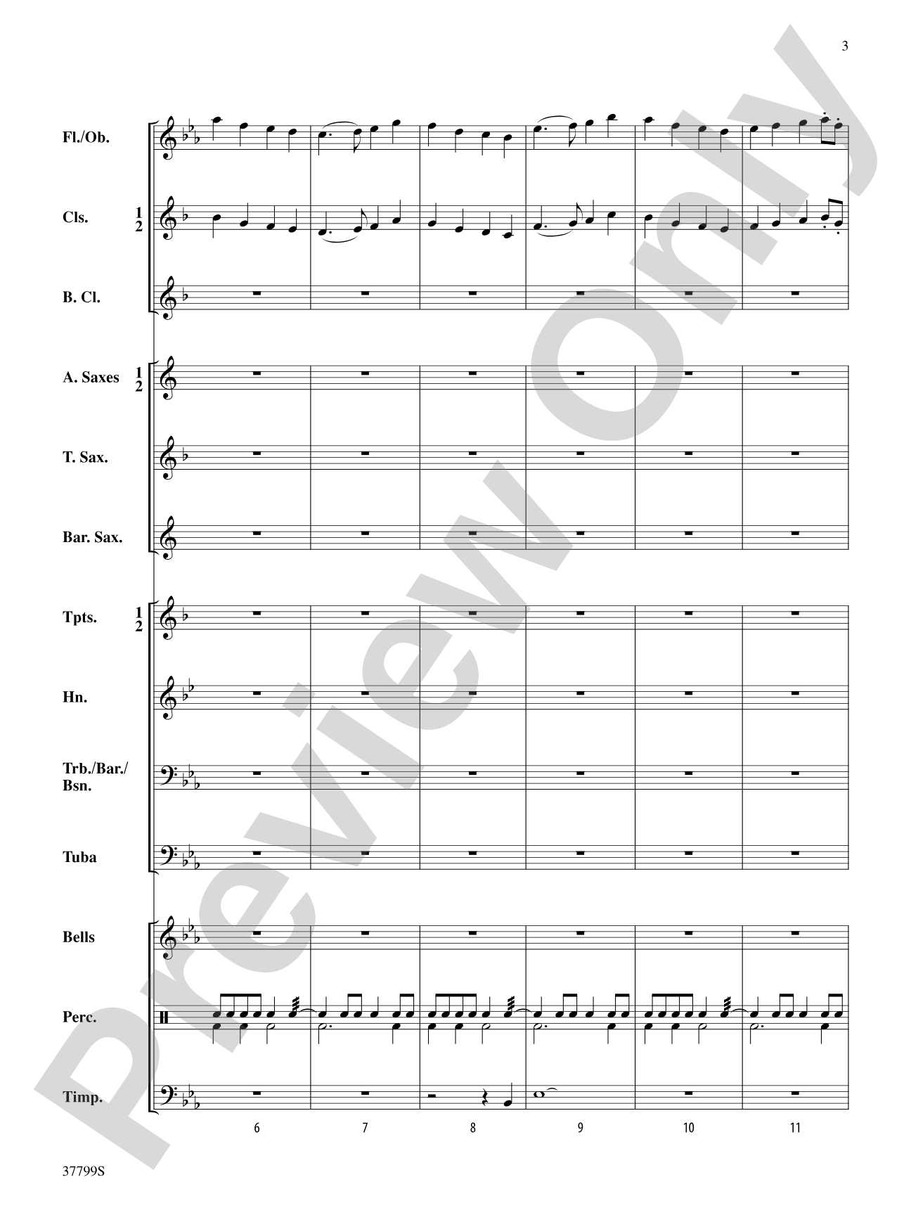 Parade Procession: Concert Band Conductor Score & Parts