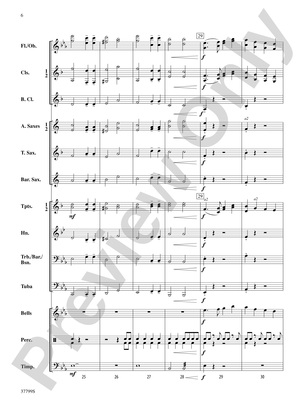 Parade Procession: Concert Band Conductor Score & Parts