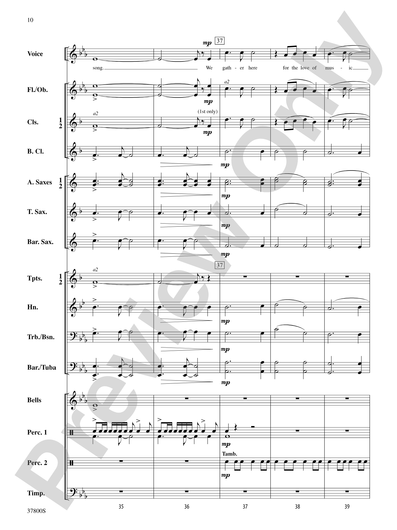 Sussex Anthem: Concert Band Conductor Score & Parts