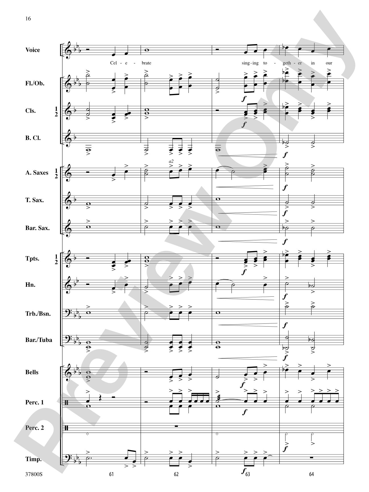 Sussex Anthem: Concert Band Conductor Score & Parts