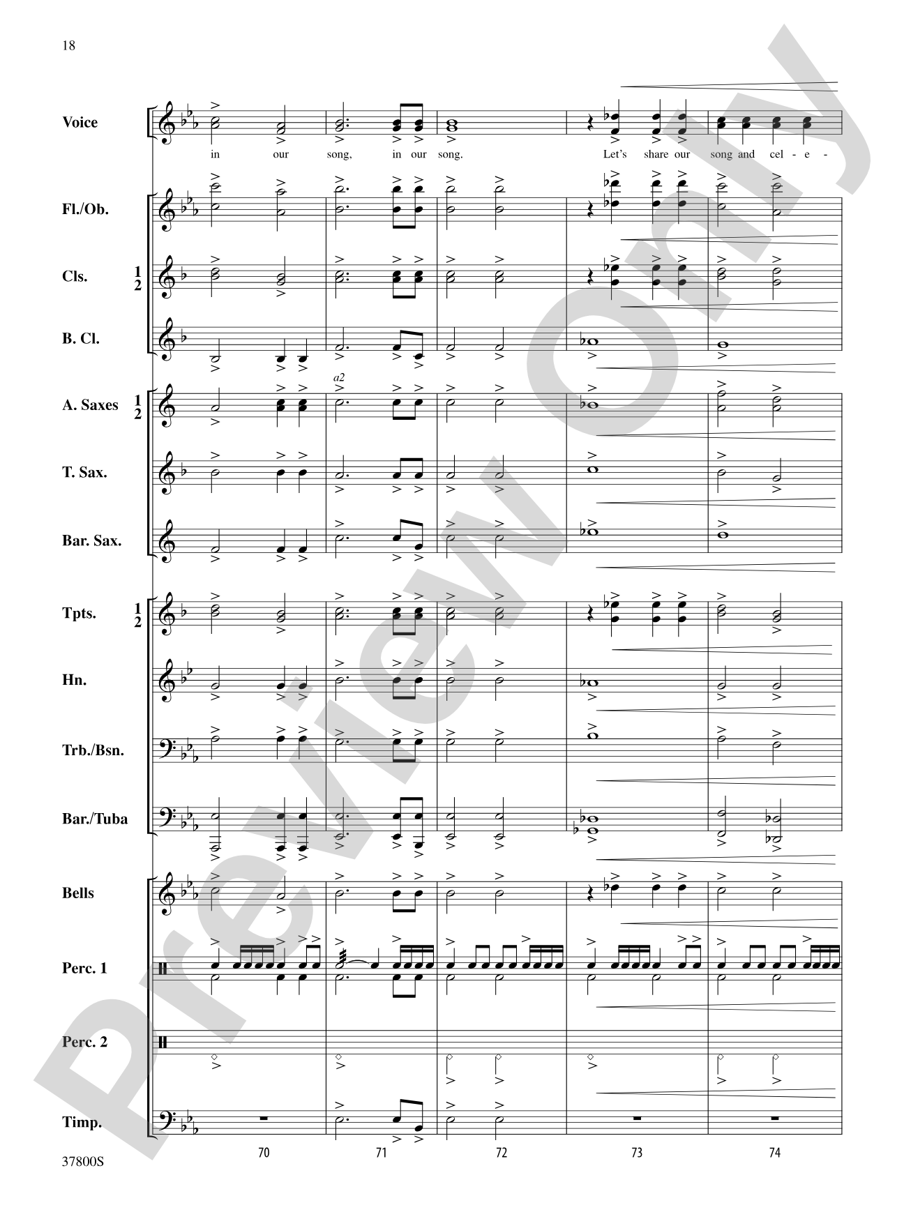 Sussex Anthem: Concert Band Conductor Score & Parts