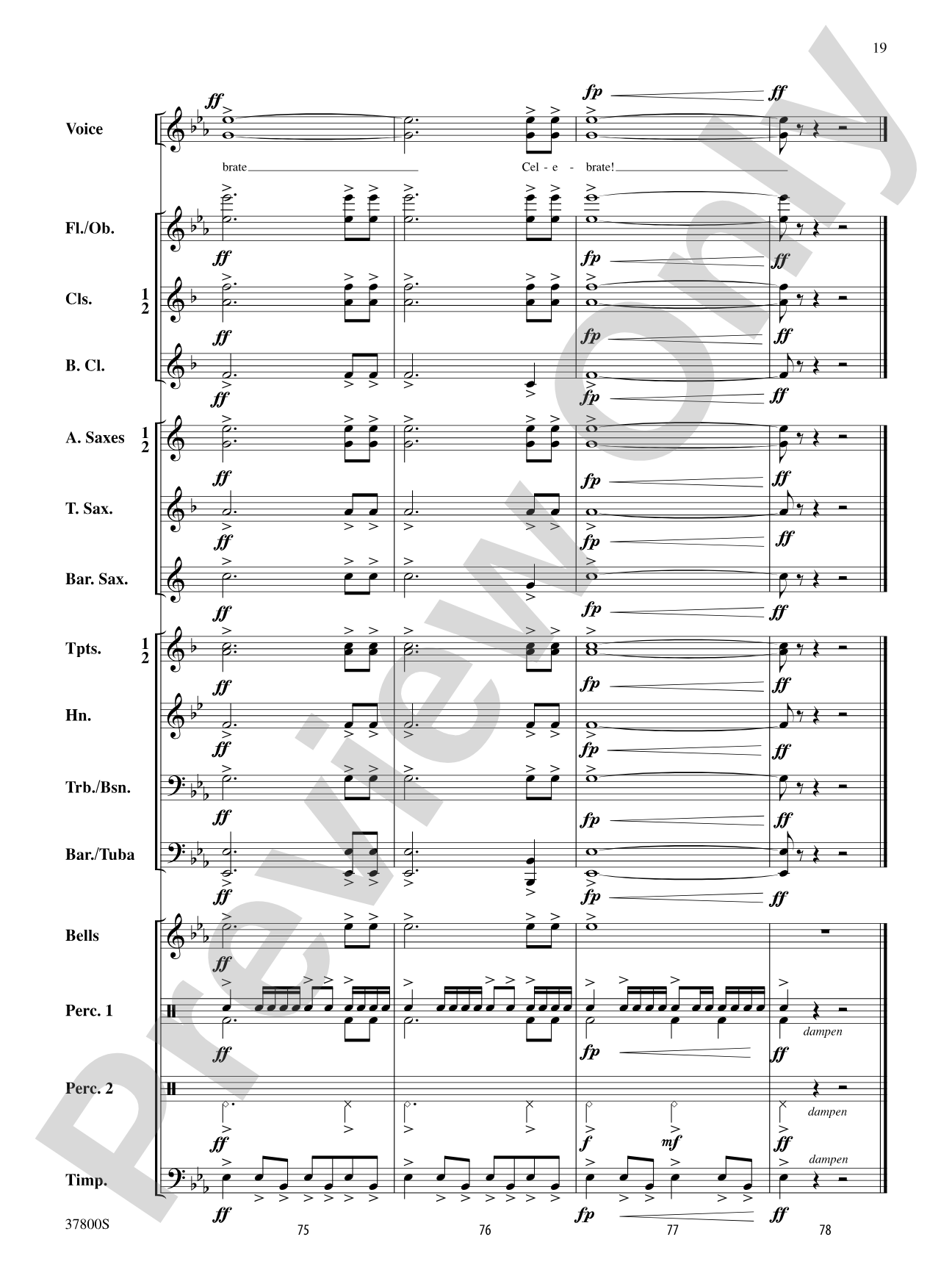 Sussex Anthem: Concert Band Conductor Score & Parts
