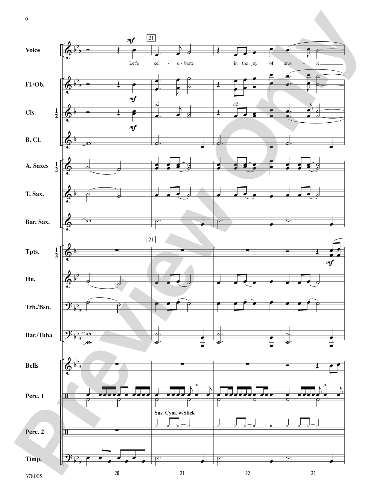 Sussex Anthem: Concert Band Conductor Score & Parts