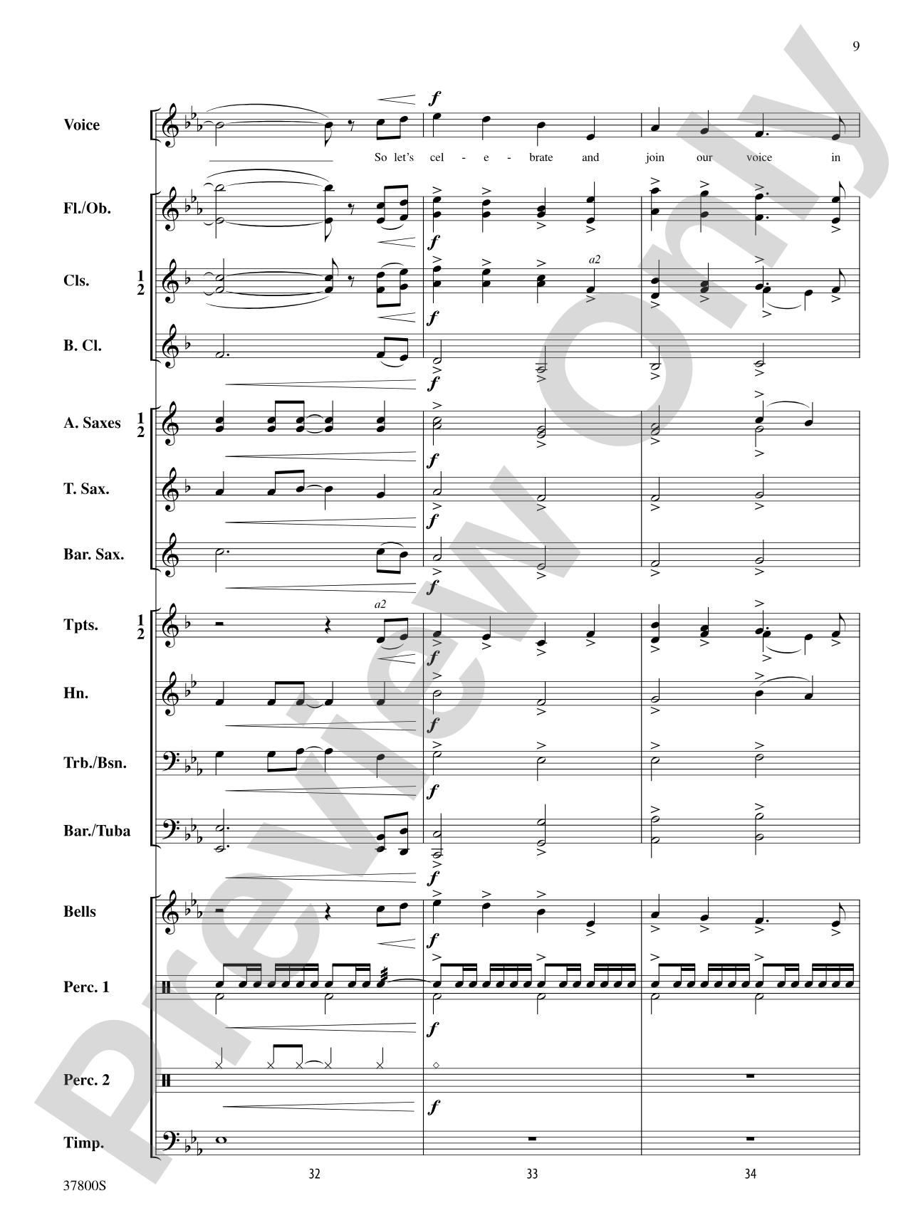 Sussex Anthem: Concert Band Conductor Score & Parts