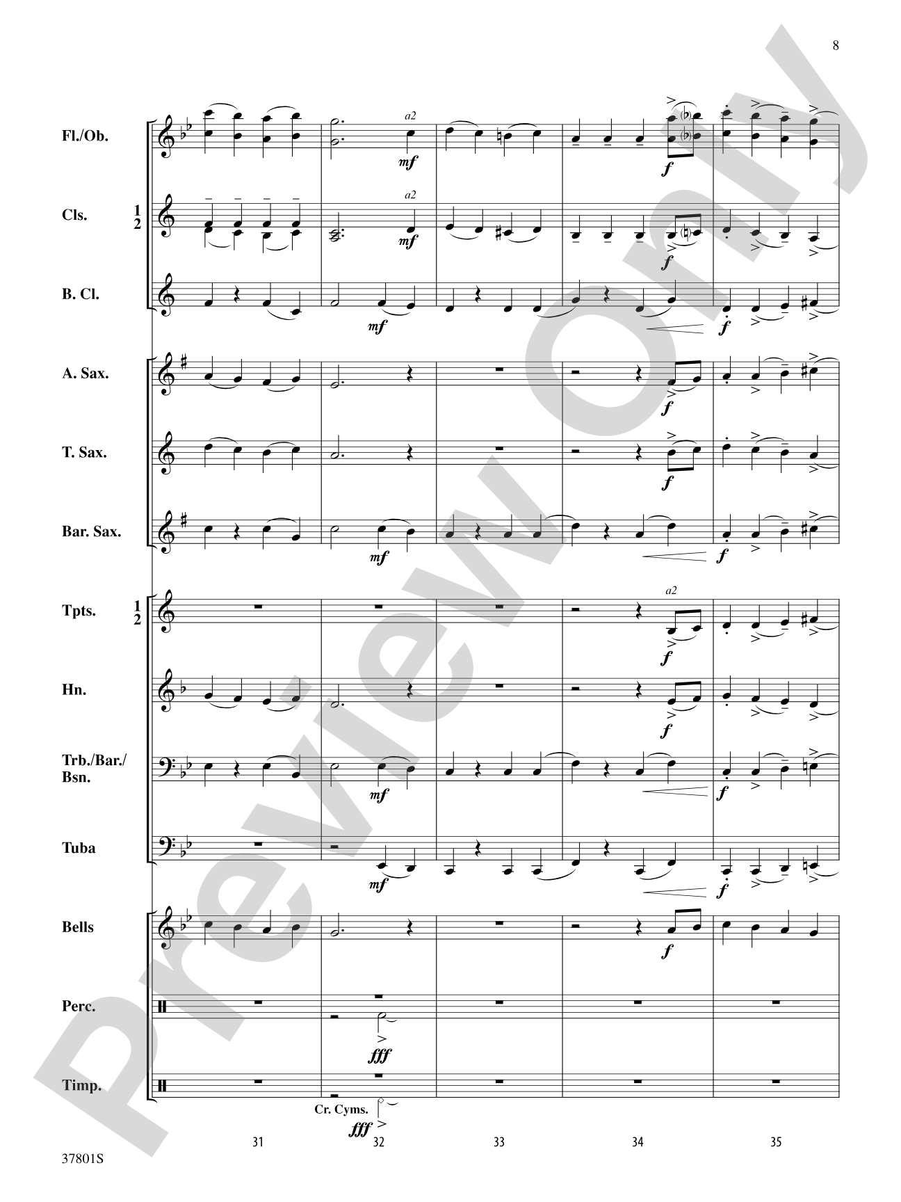 You'd Better Watch Out!: Concert Band Conductor Score & Parts