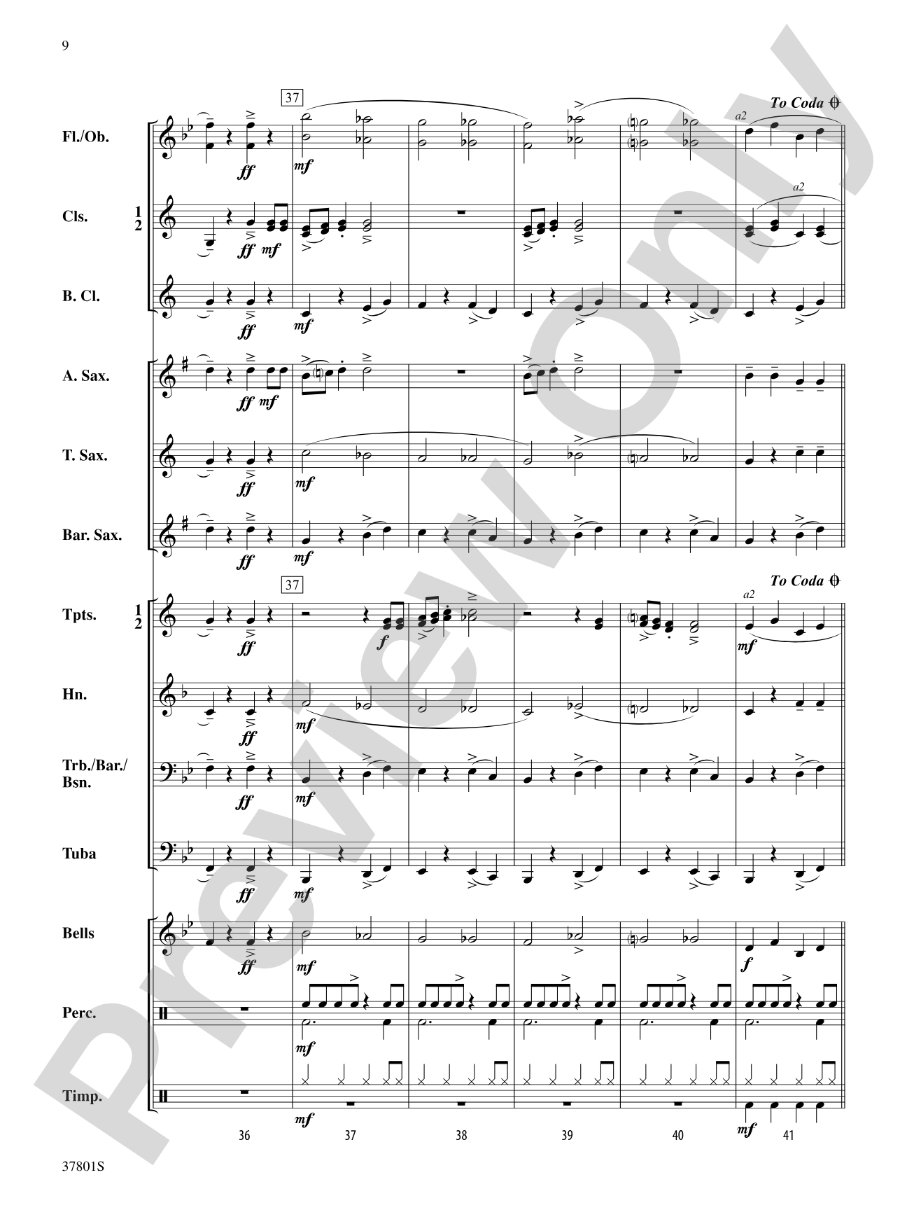 You'd Better Watch Out!: Concert Band Conductor Score & Parts