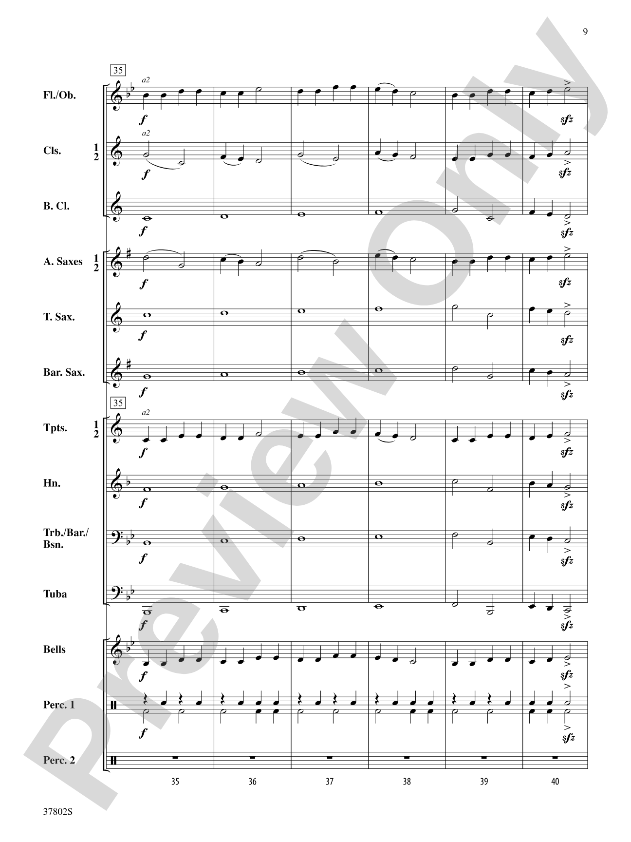Huckleberry Hedgehog: Concert Band Conductor Score & Parts