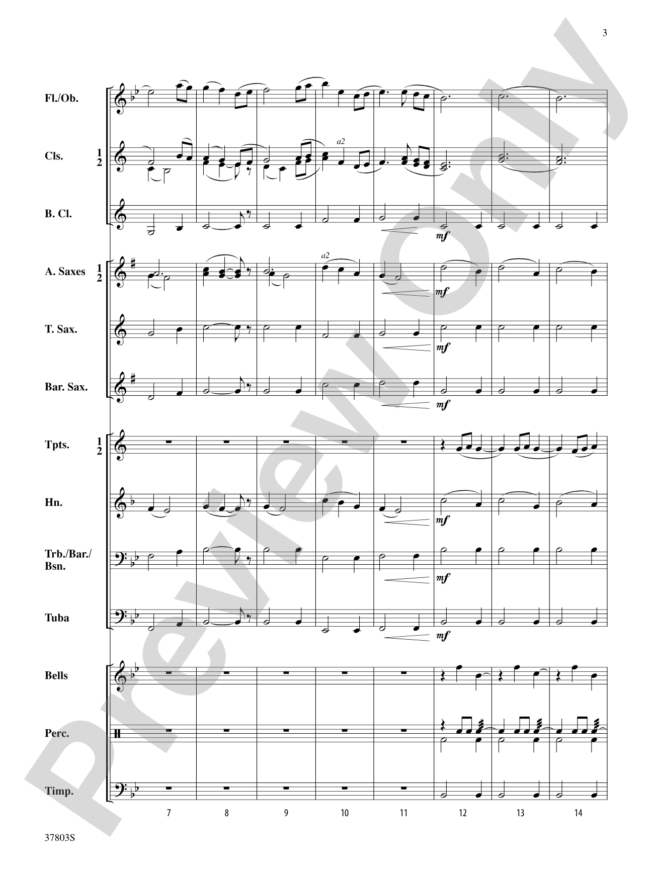 Twilight Serenade: Concert Band Conductor Score & Parts