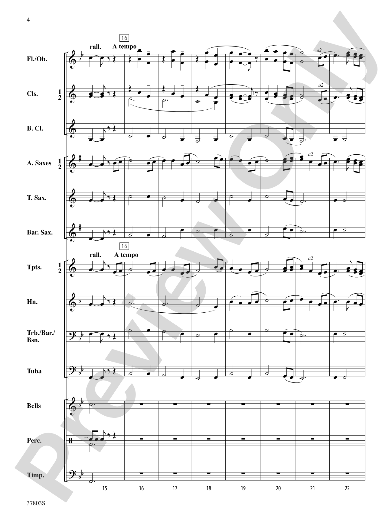 Twilight Serenade: Concert Band Conductor Score & Parts