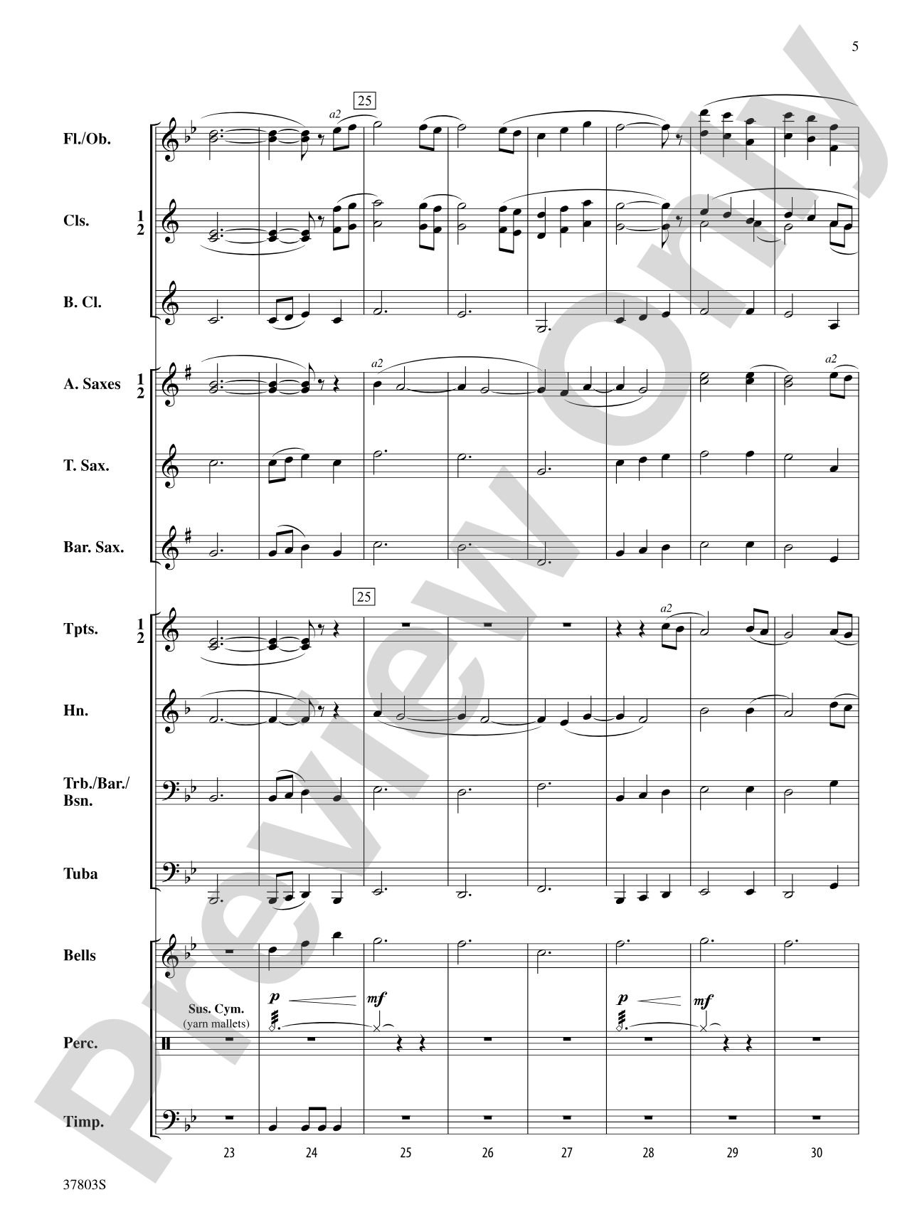 Twilight Serenade: Concert Band Conductor Score & Parts