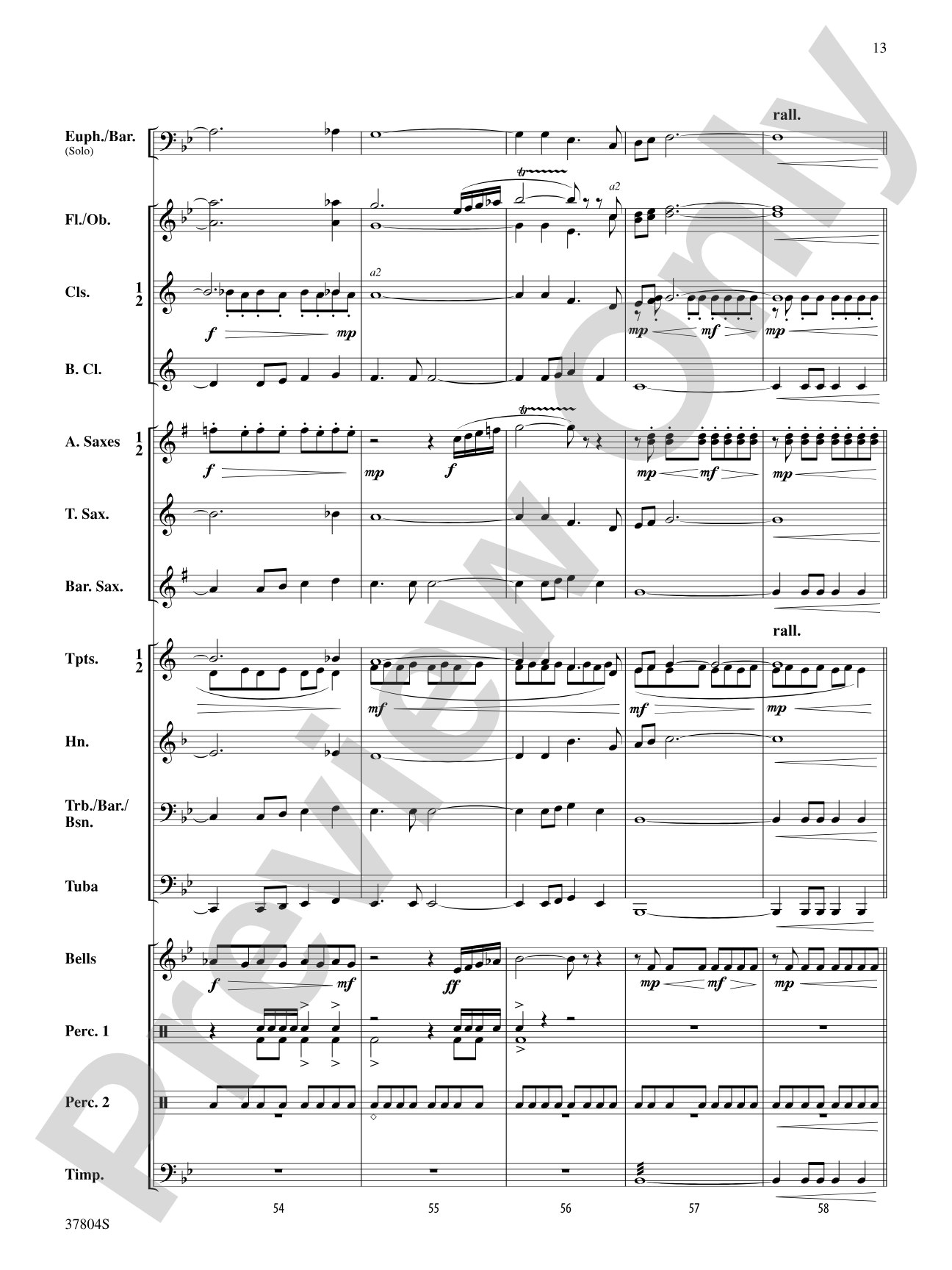 UFO: Concert Band Conductor Score & Parts