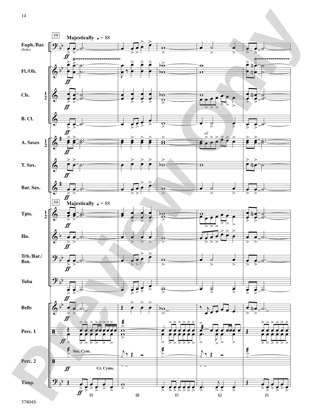 UFO: Concert Band Conductor Score & Parts