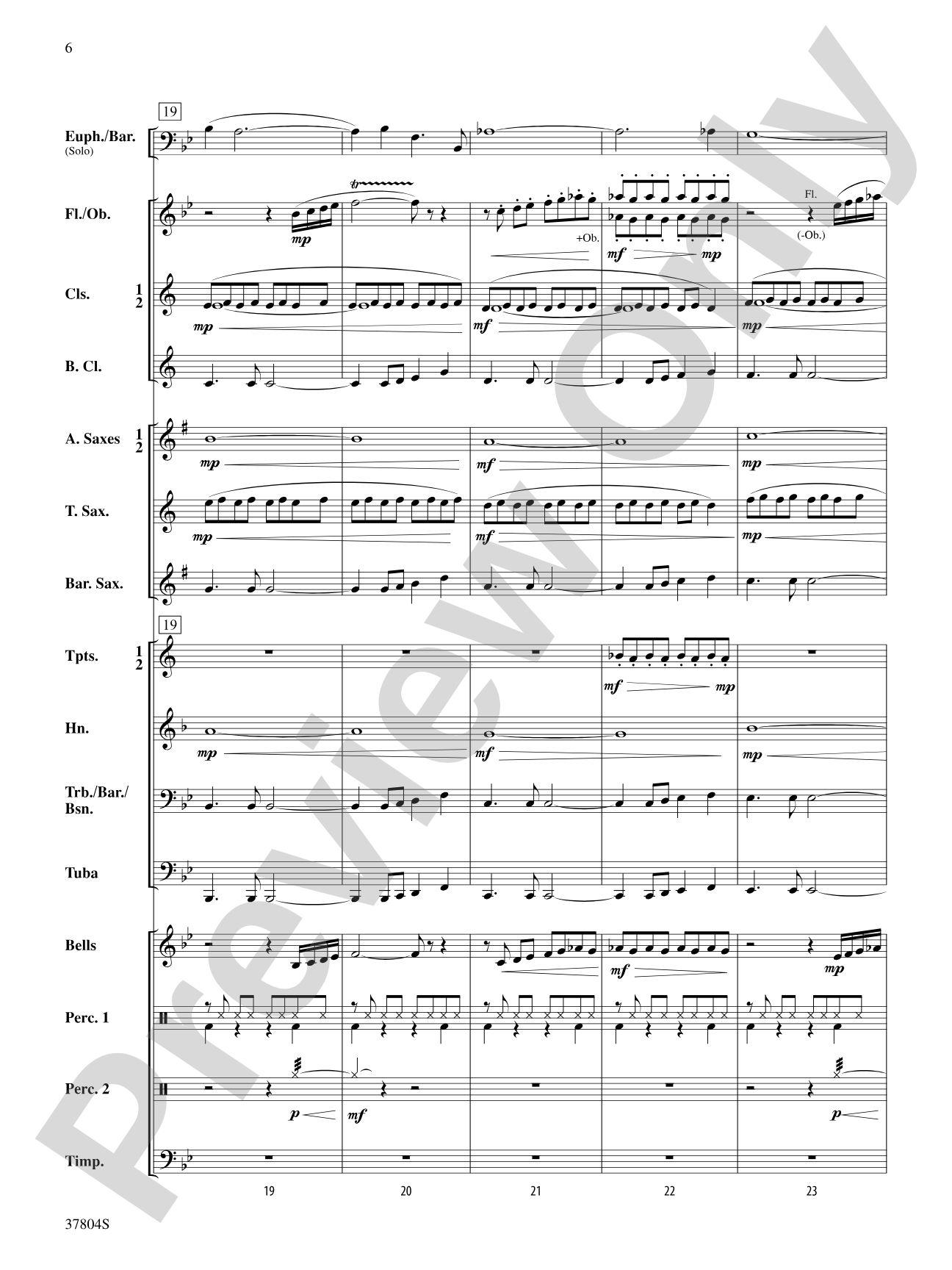 UFO: Concert Band Conductor Score & Parts