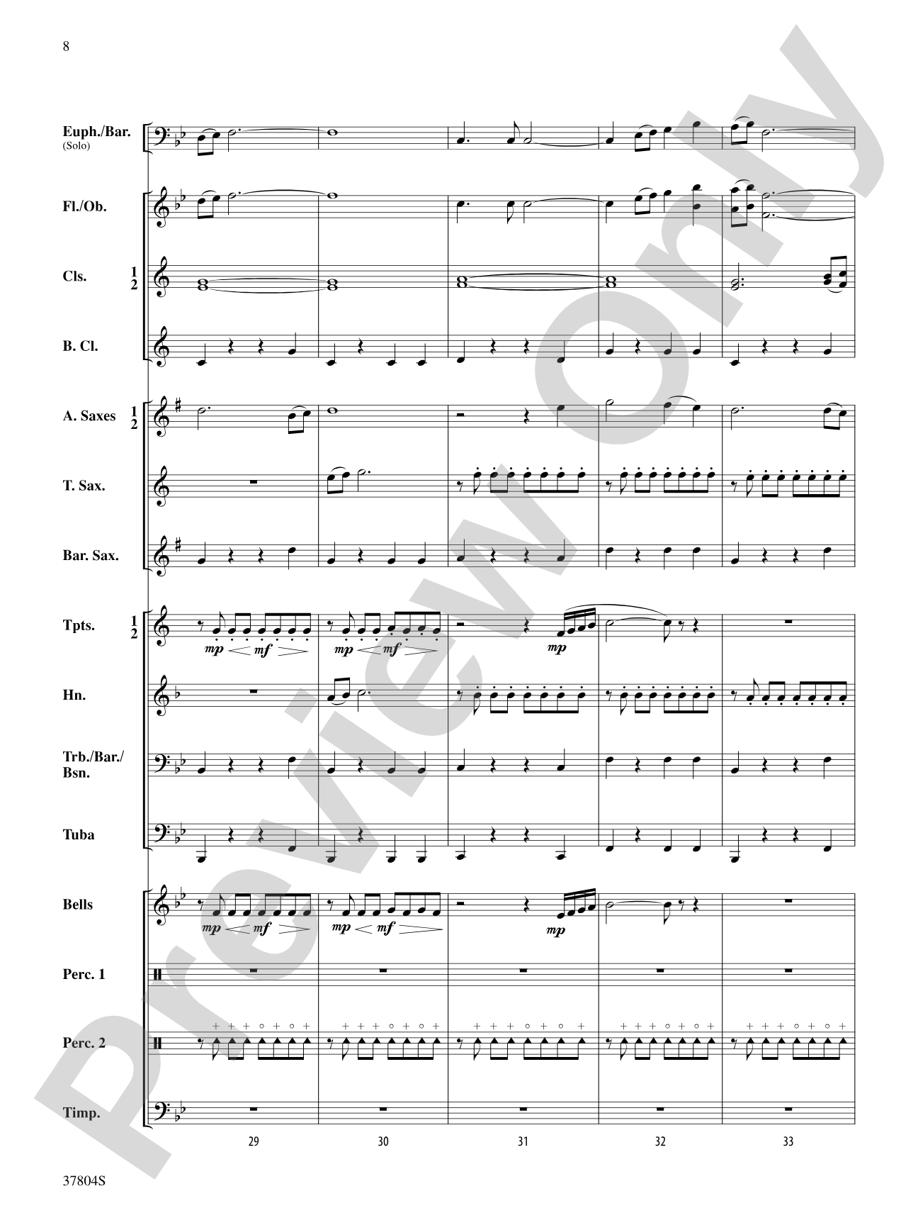 UFO: Concert Band Conductor Score & Parts