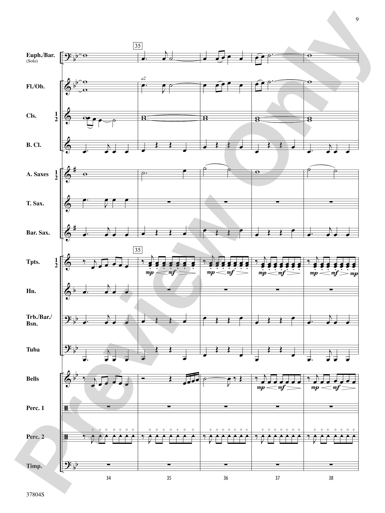 UFO: Concert Band Conductor Score & Parts