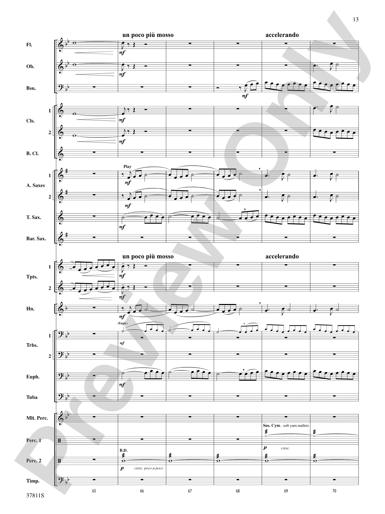 Desperate Pursuit: Concert Band Conductor Score & Parts