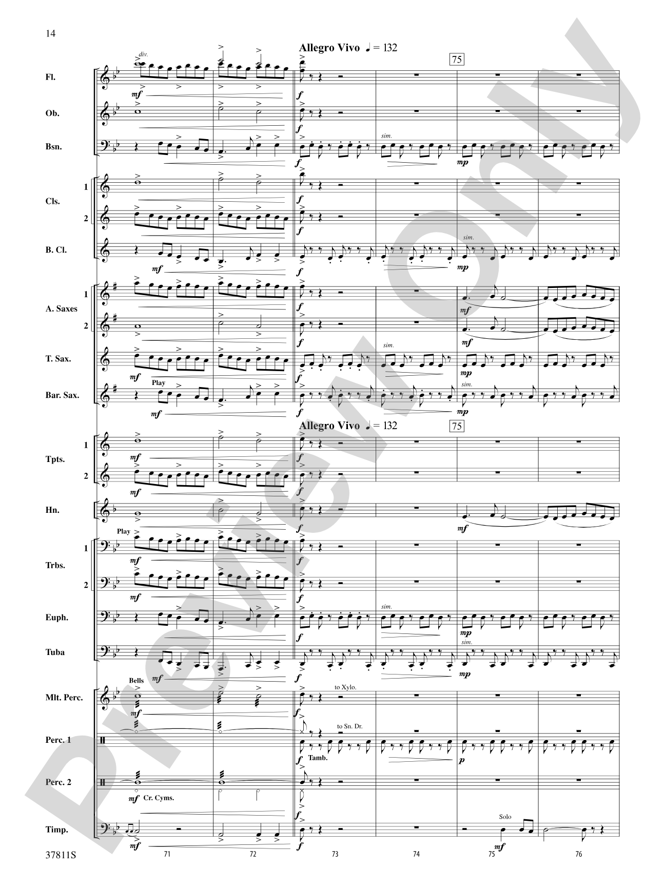 Desperate Pursuit: Concert Band Conductor Score & Parts