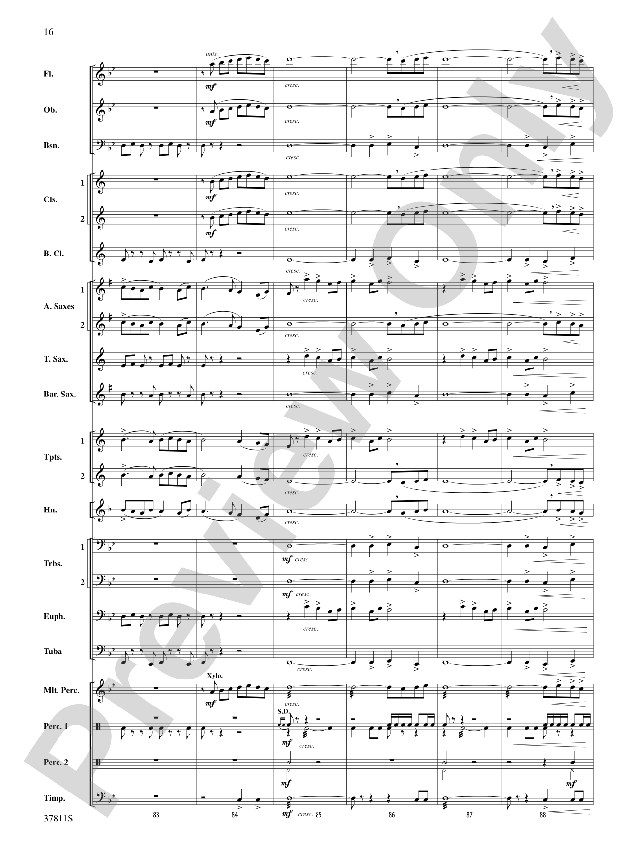 Desperate Pursuit: Concert Band Conductor Score & Parts