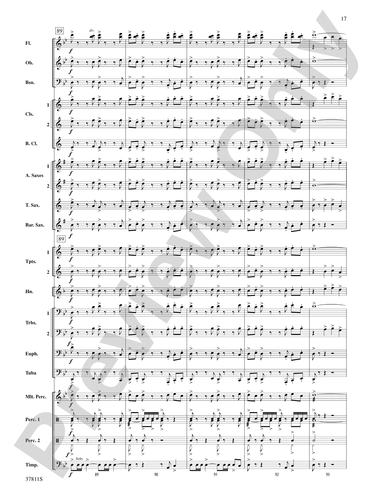 Desperate Pursuit: Concert Band Conductor Score & Parts