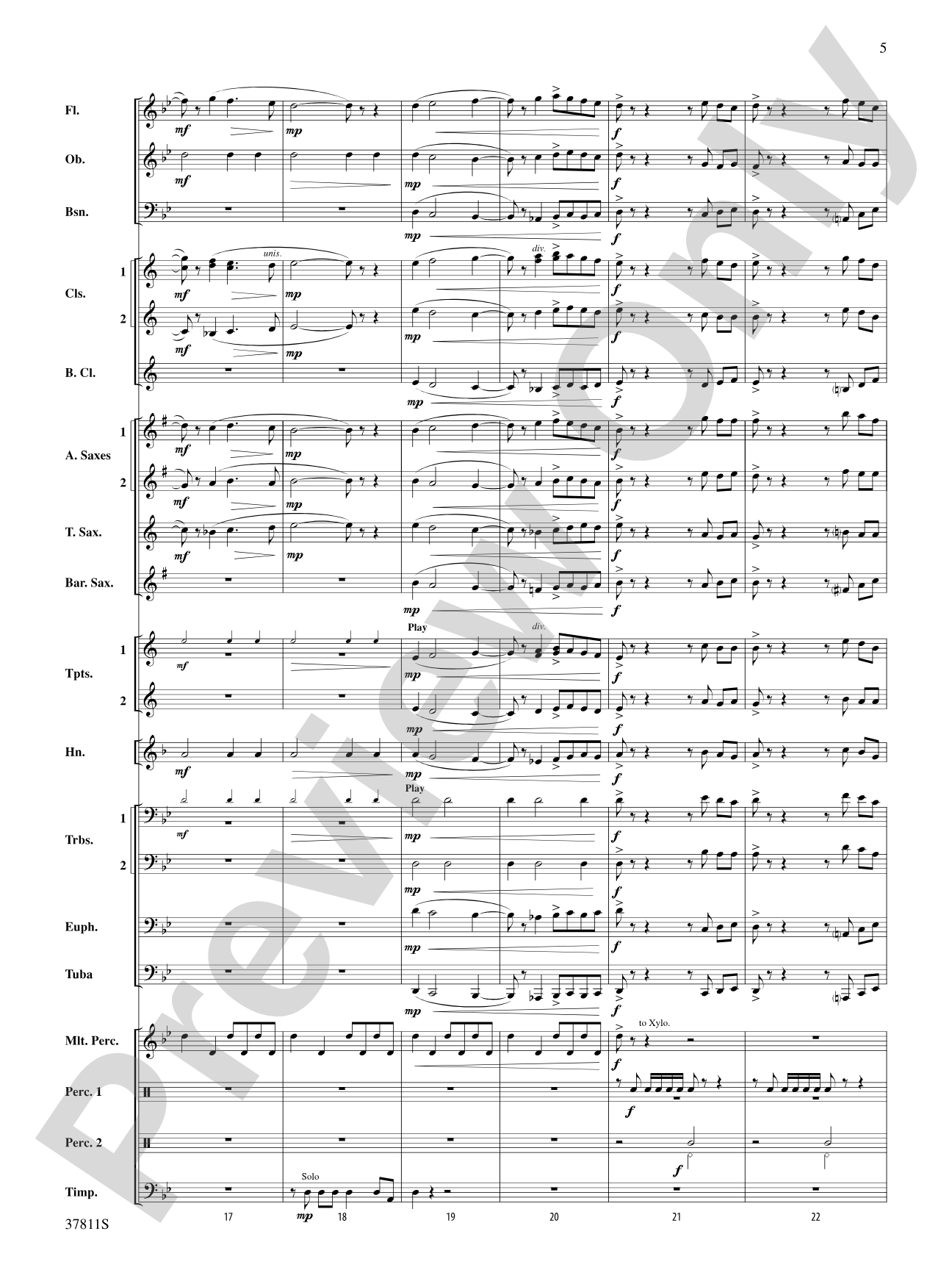 Desperate Pursuit: Concert Band Conductor Score & Parts