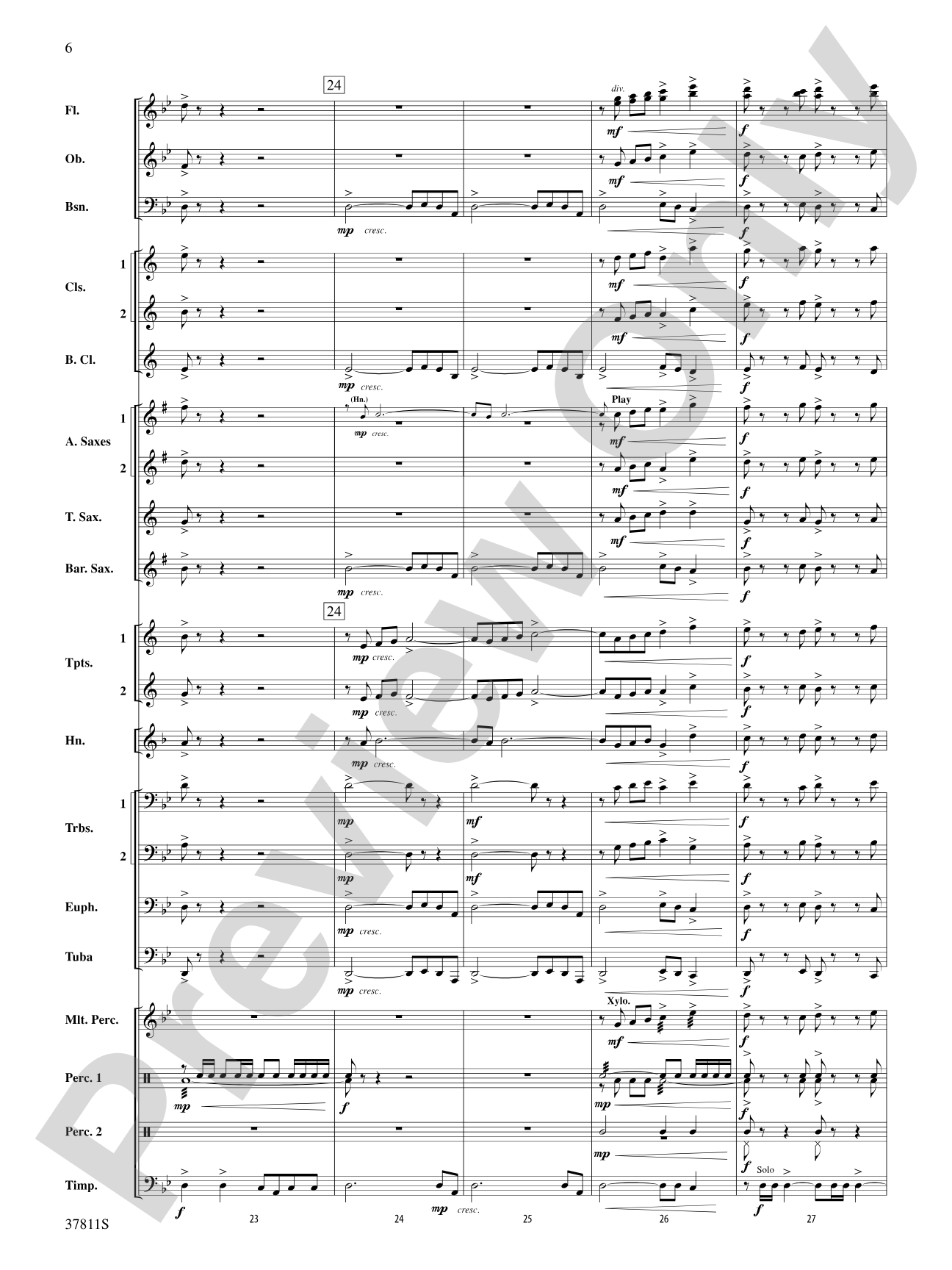 Desperate Pursuit: Concert Band Conductor Score & Parts