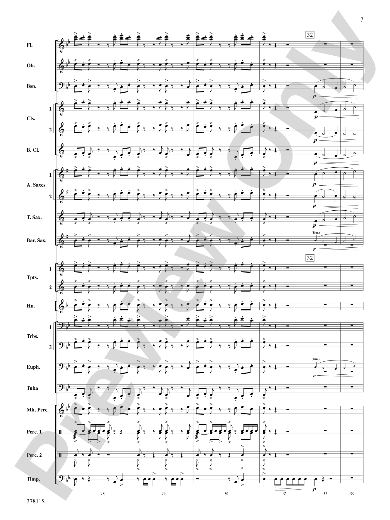 Desperate Pursuit: Concert Band Conductor Score & Parts
