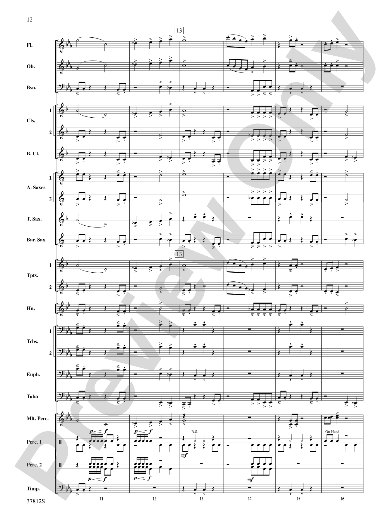 Ancient Legends: Concert Band Conductor Score & Parts