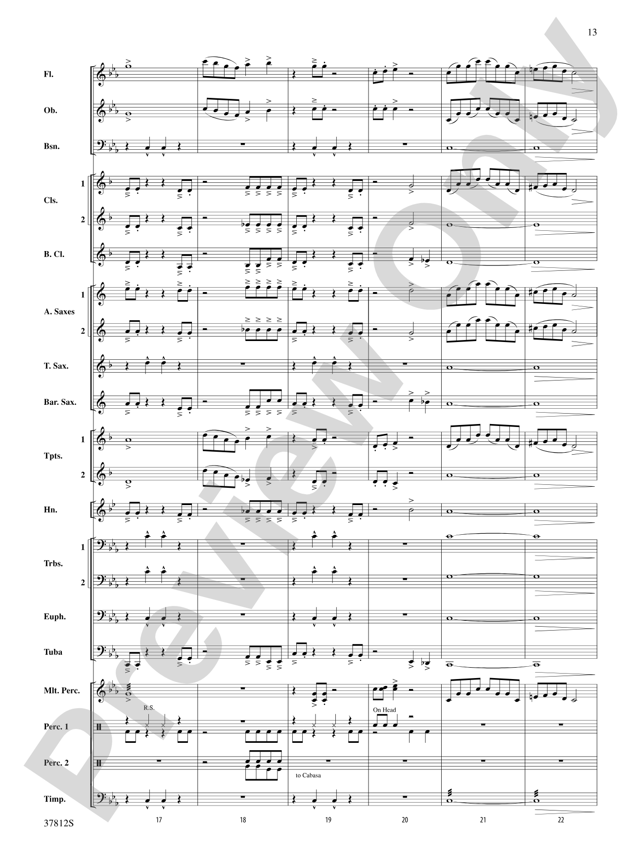 Ancient Legends: Concert Band Conductor Score & Parts