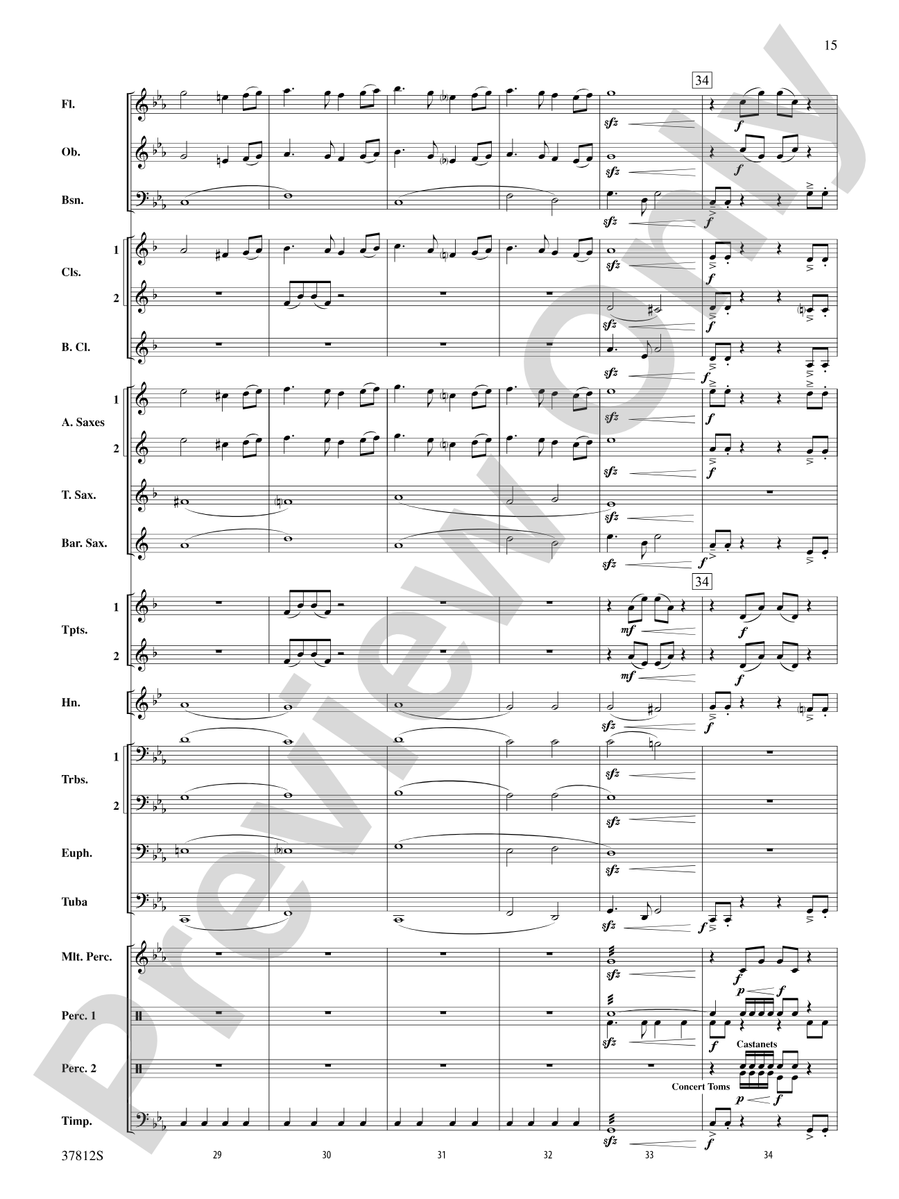 Ancient Legends: Concert Band Conductor Score & Parts