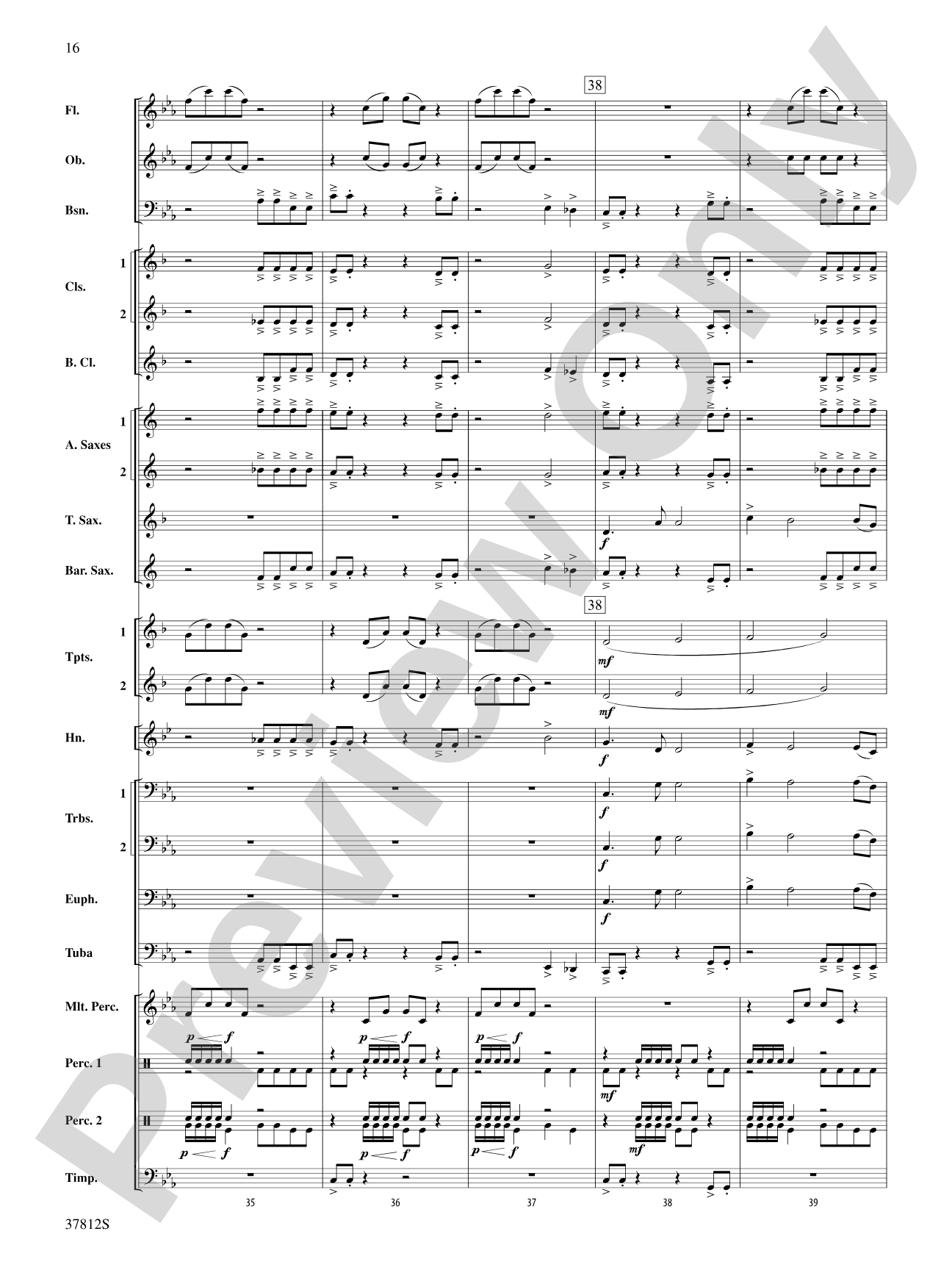 Ancient Legends: Concert Band Conductor Score & Parts