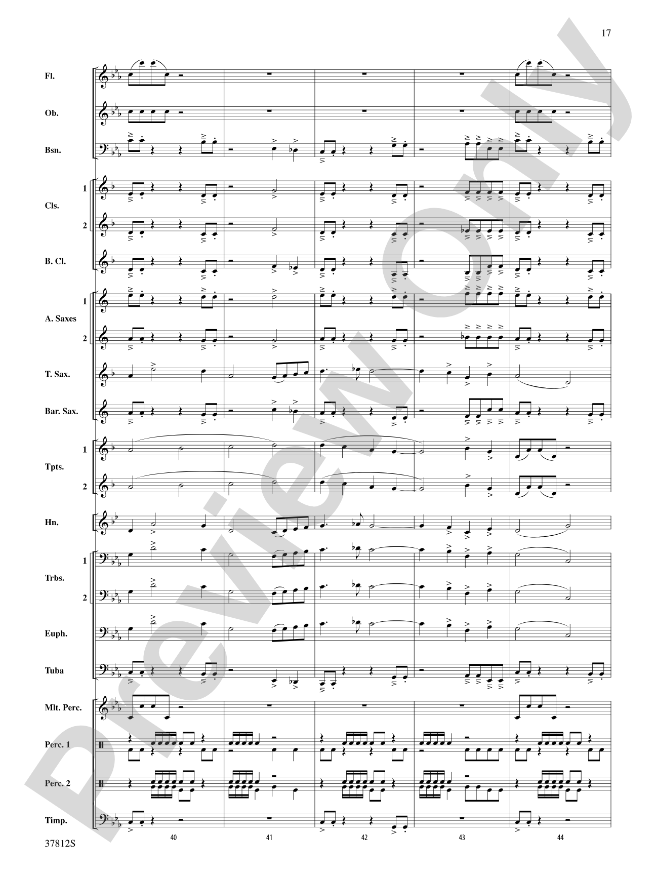 Ancient Legends: Concert Band Conductor Score & Parts