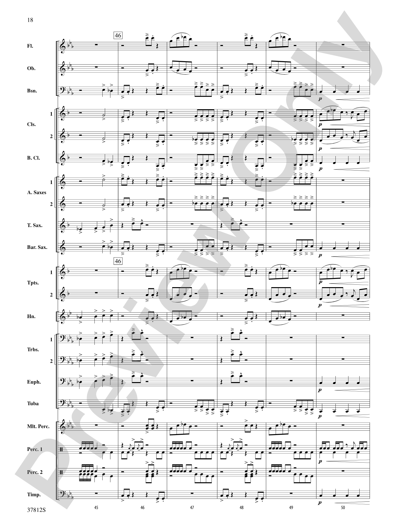 Ancient Legends: Concert Band Conductor Score & Parts