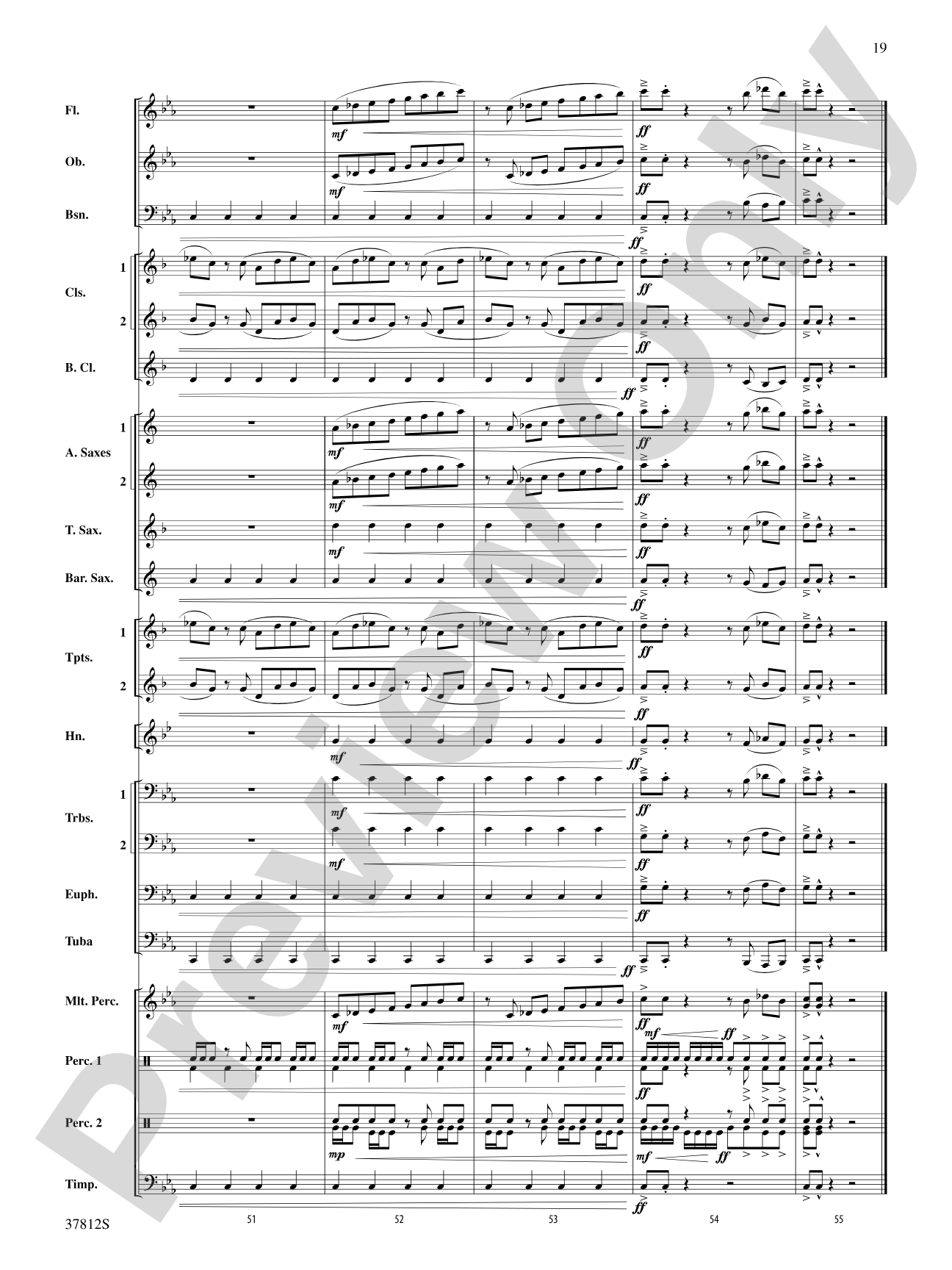 Ancient Legends: Concert Band Conductor Score & Parts