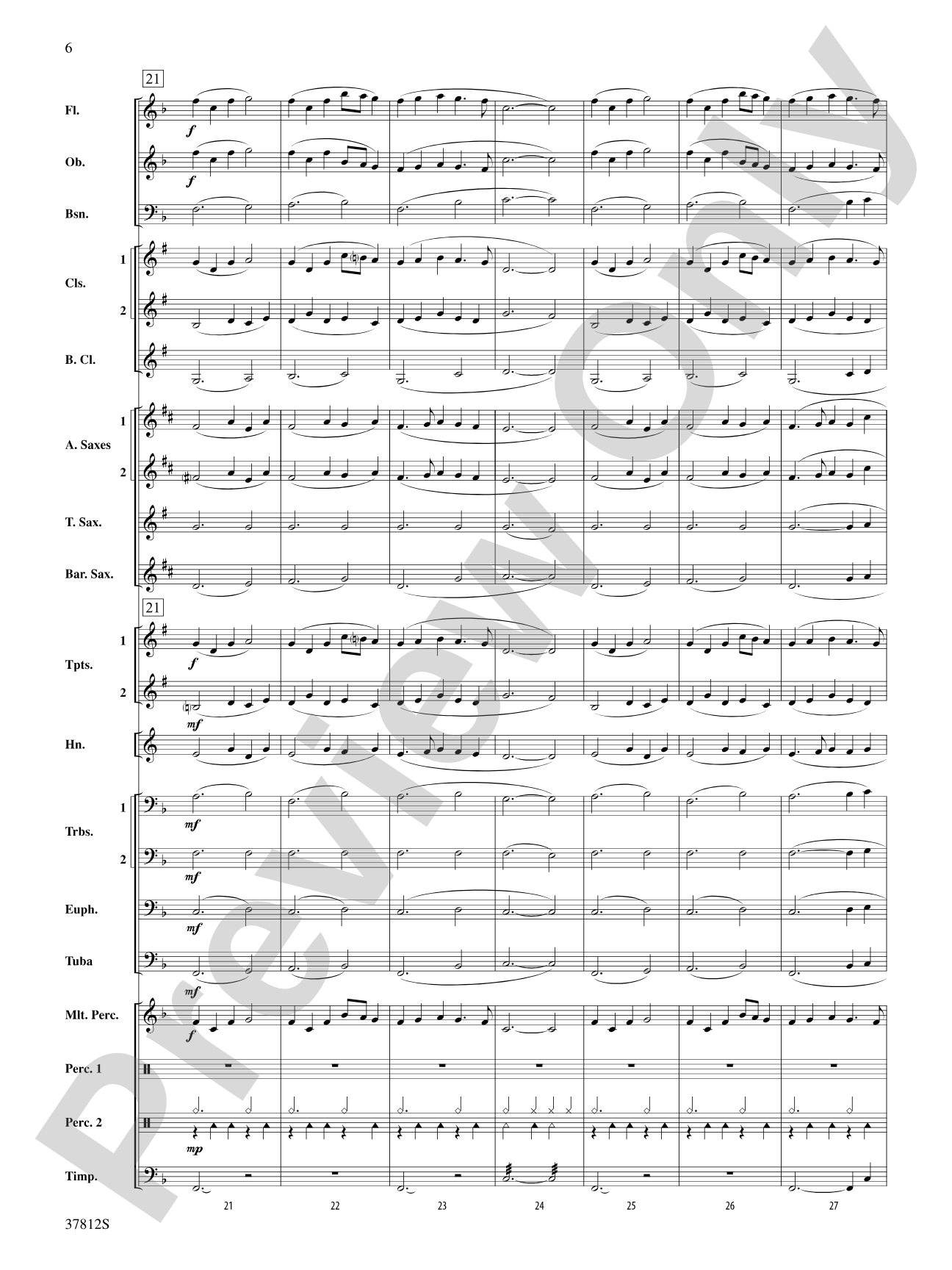 Ancient Legends: Concert Band Conductor Score & Parts