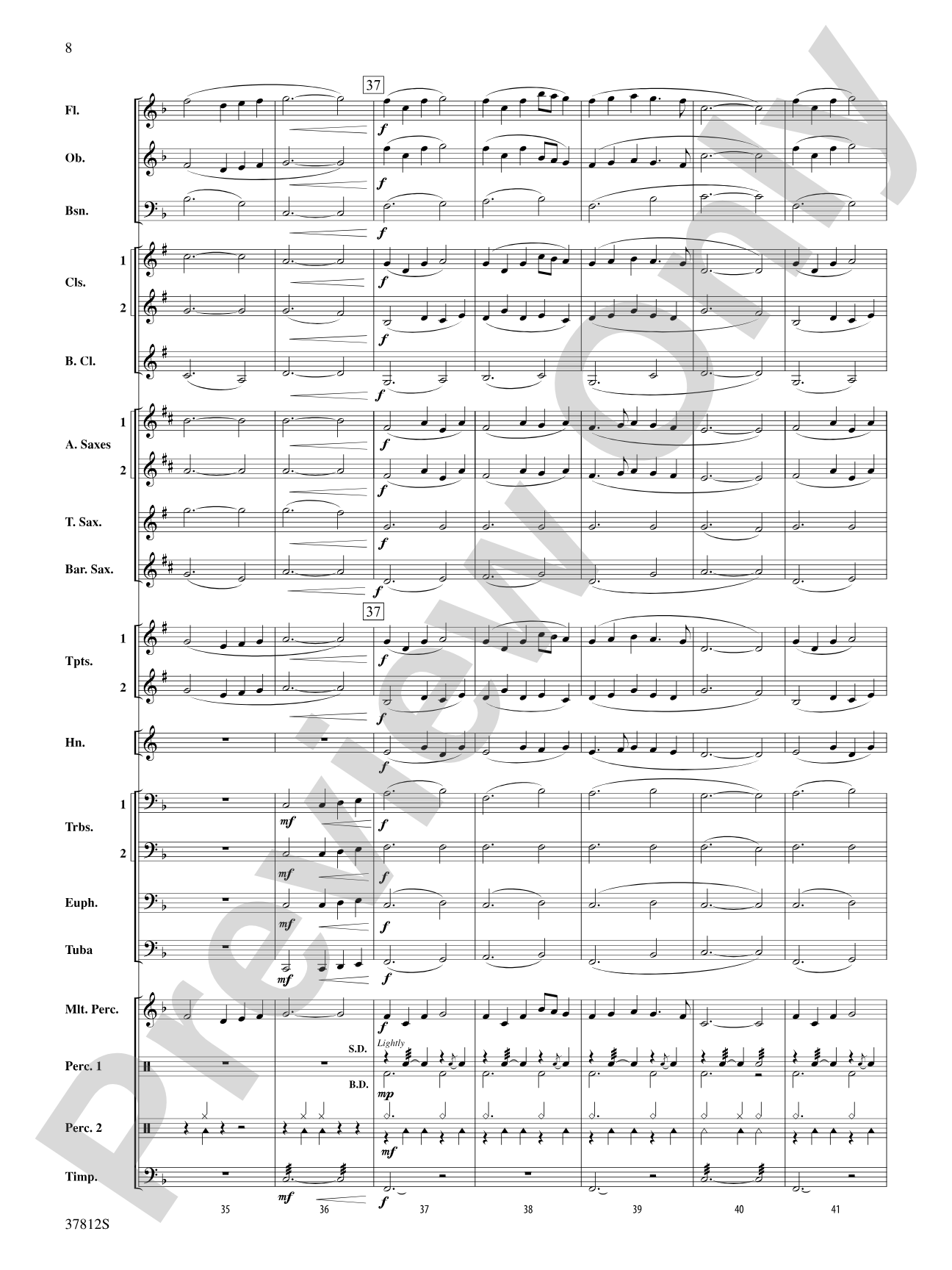 Ancient Legends: Concert Band Conductor Score & Parts