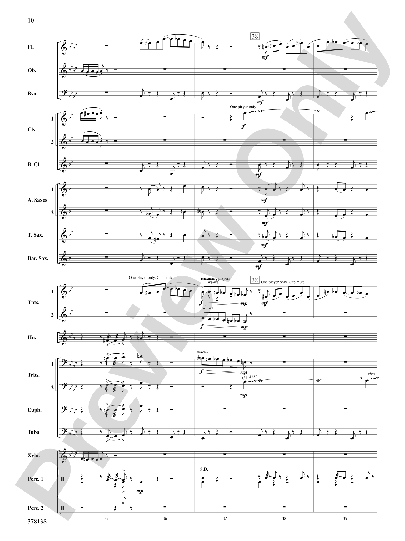 Ants in My Pants: Concert Band Conductor Score & Parts