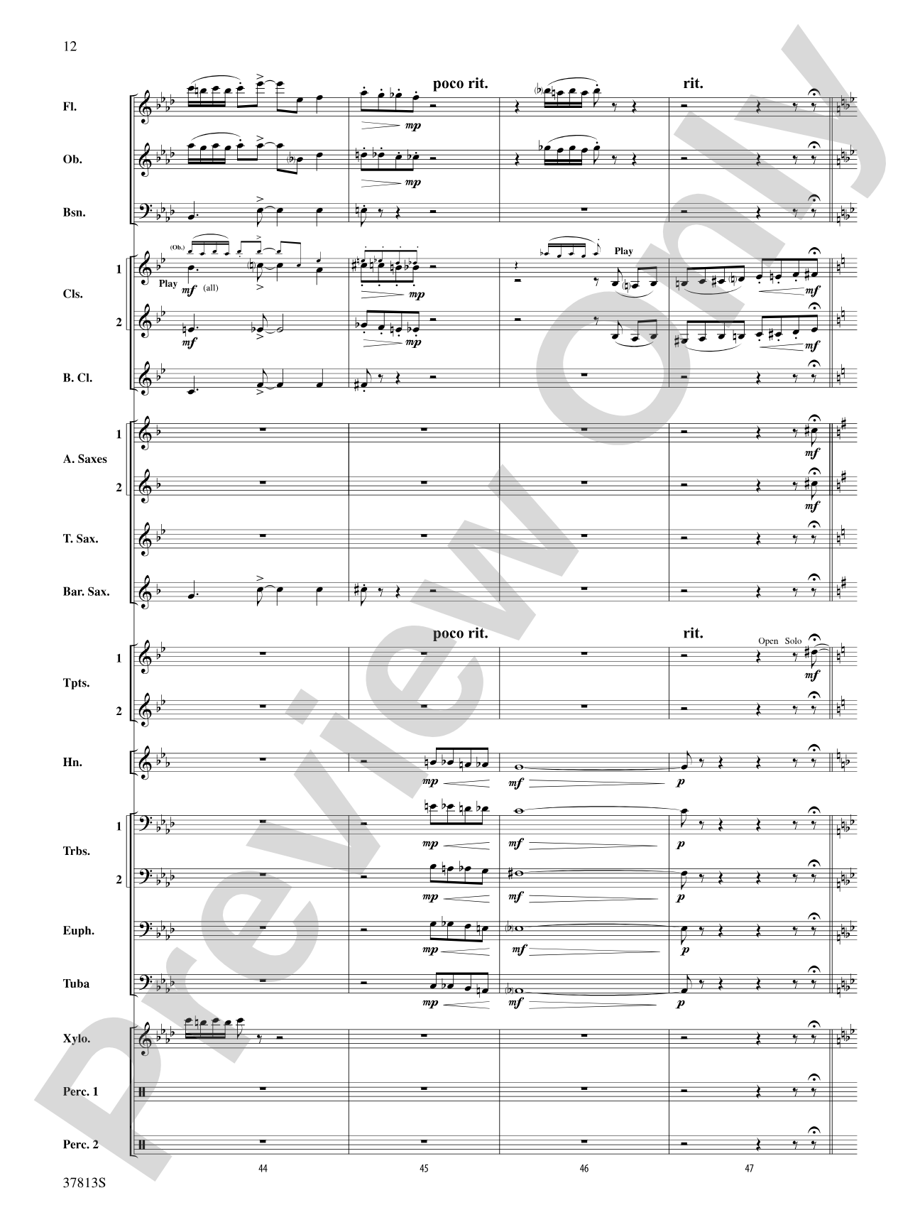 Ants in My Pants: Concert Band Conductor Score & Parts