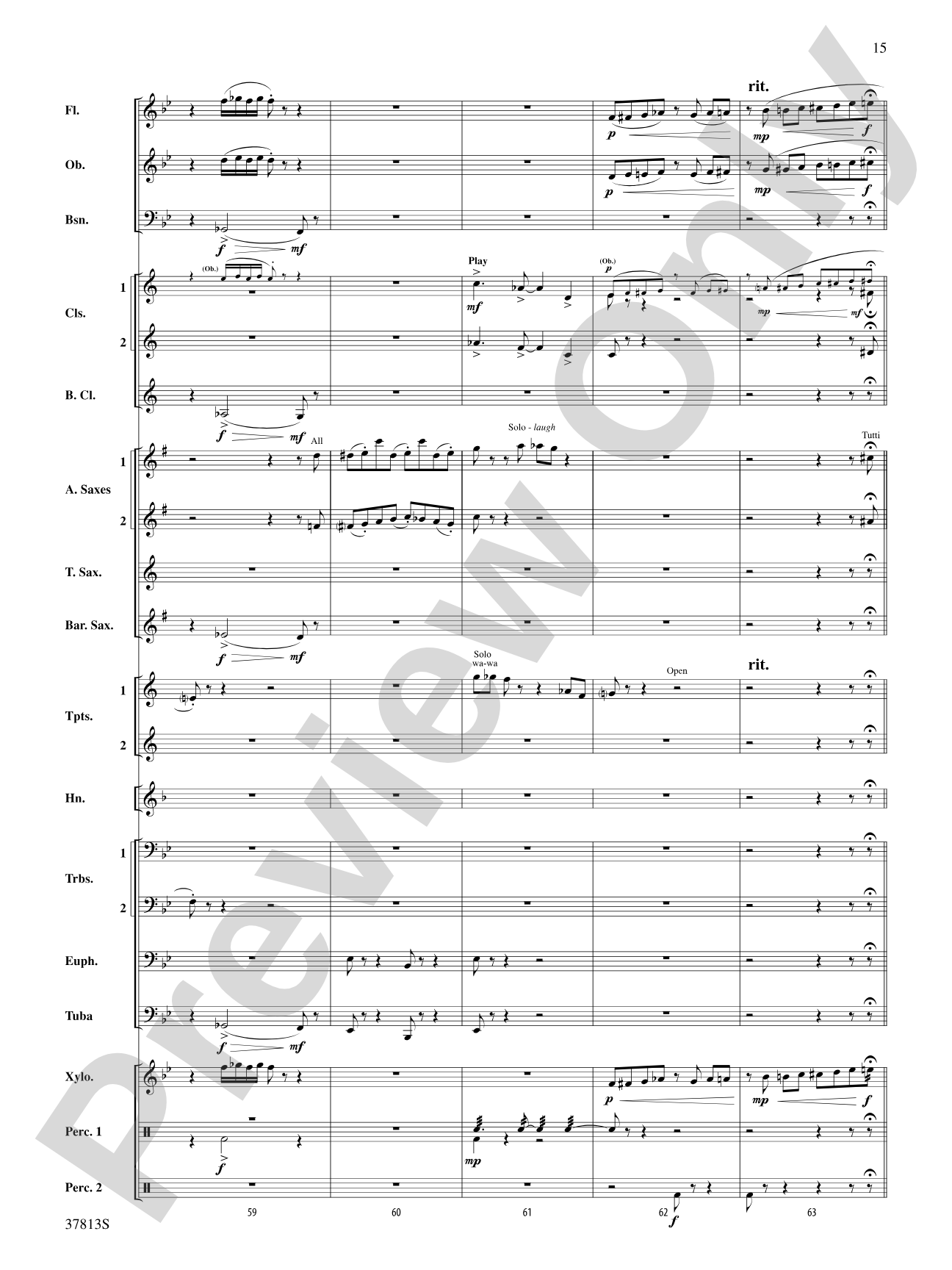 Ants in My Pants: Concert Band Conductor Score & Parts