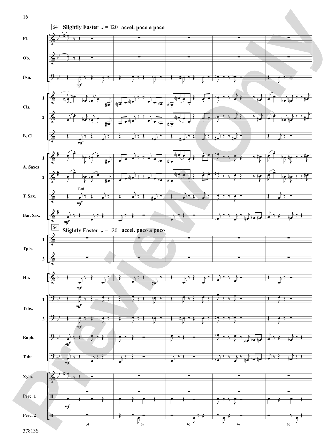 Ants in My Pants: Concert Band Conductor Score & Parts