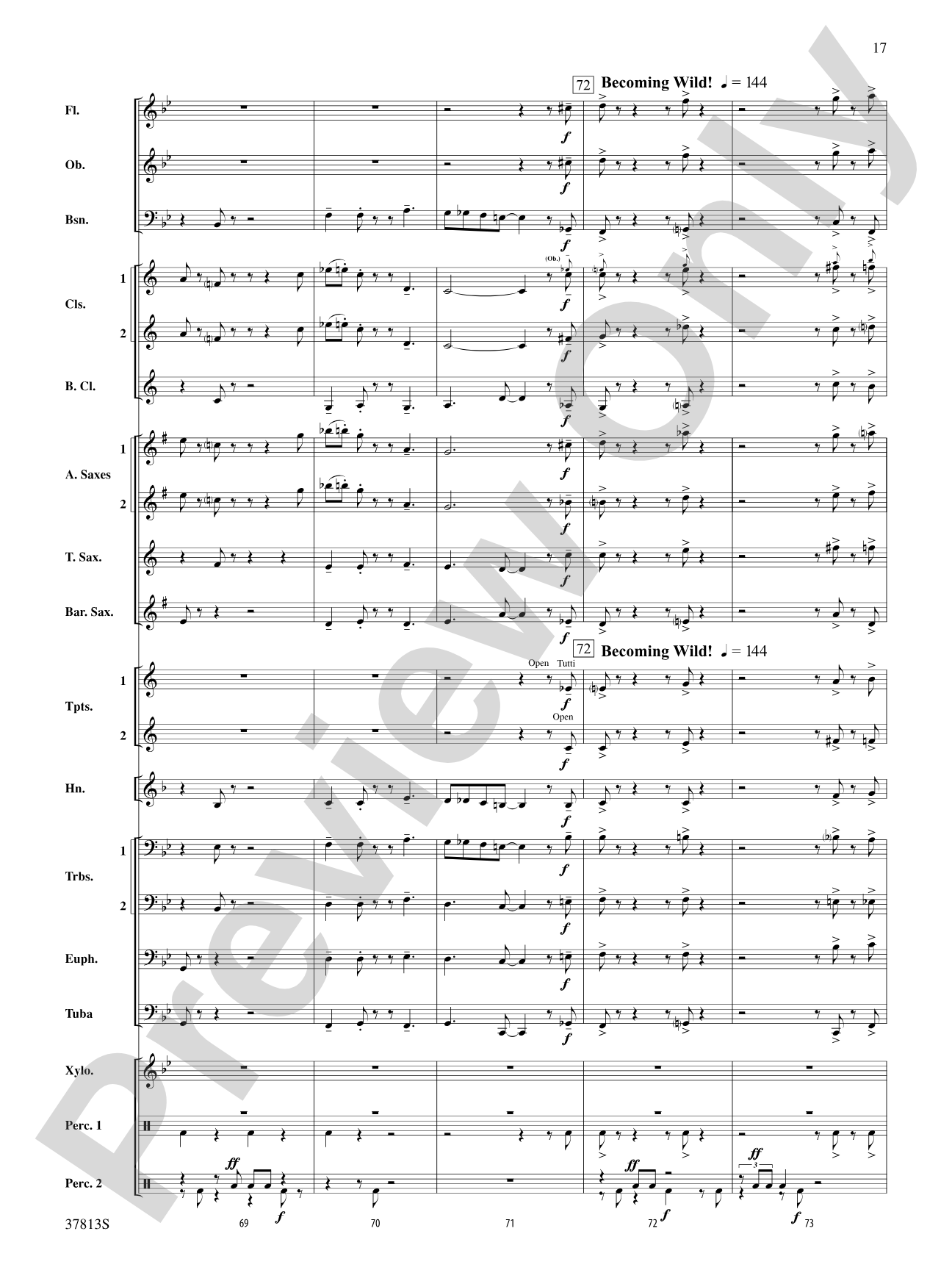 Ants in My Pants: Concert Band Conductor Score & Parts