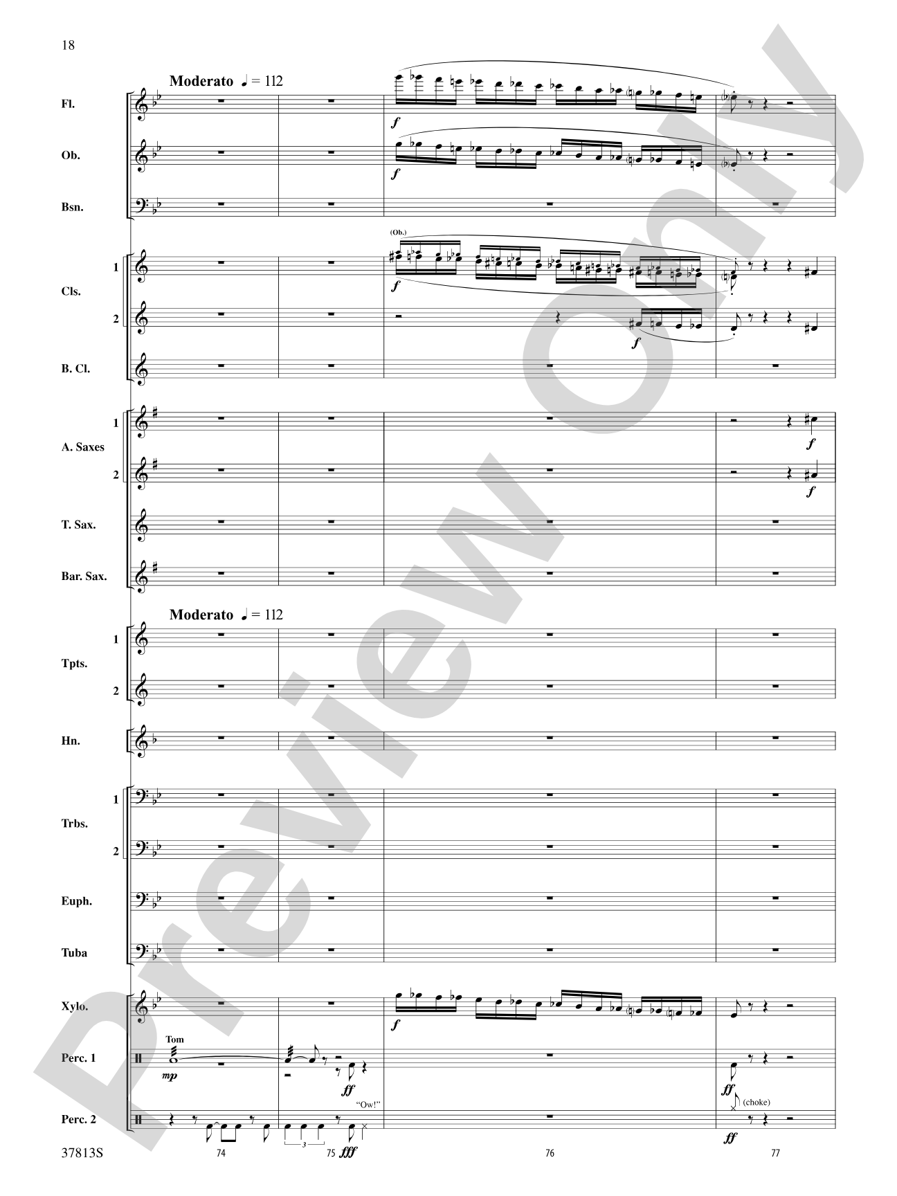 Ants in My Pants: Concert Band Conductor Score & Parts