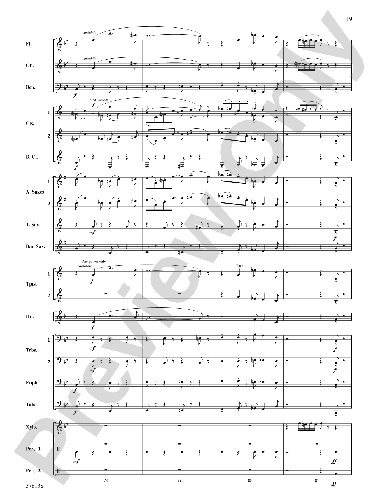 Ants in My Pants: Concert Band Conductor Score & Parts