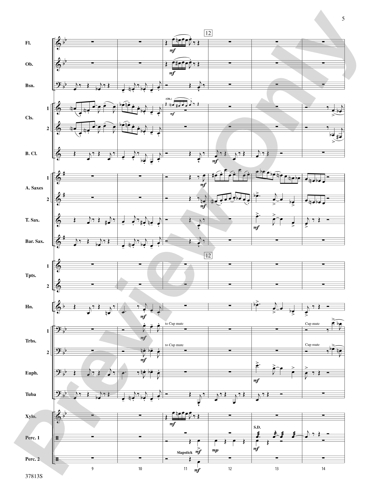 Ants in My Pants: Concert Band Conductor Score & Parts
