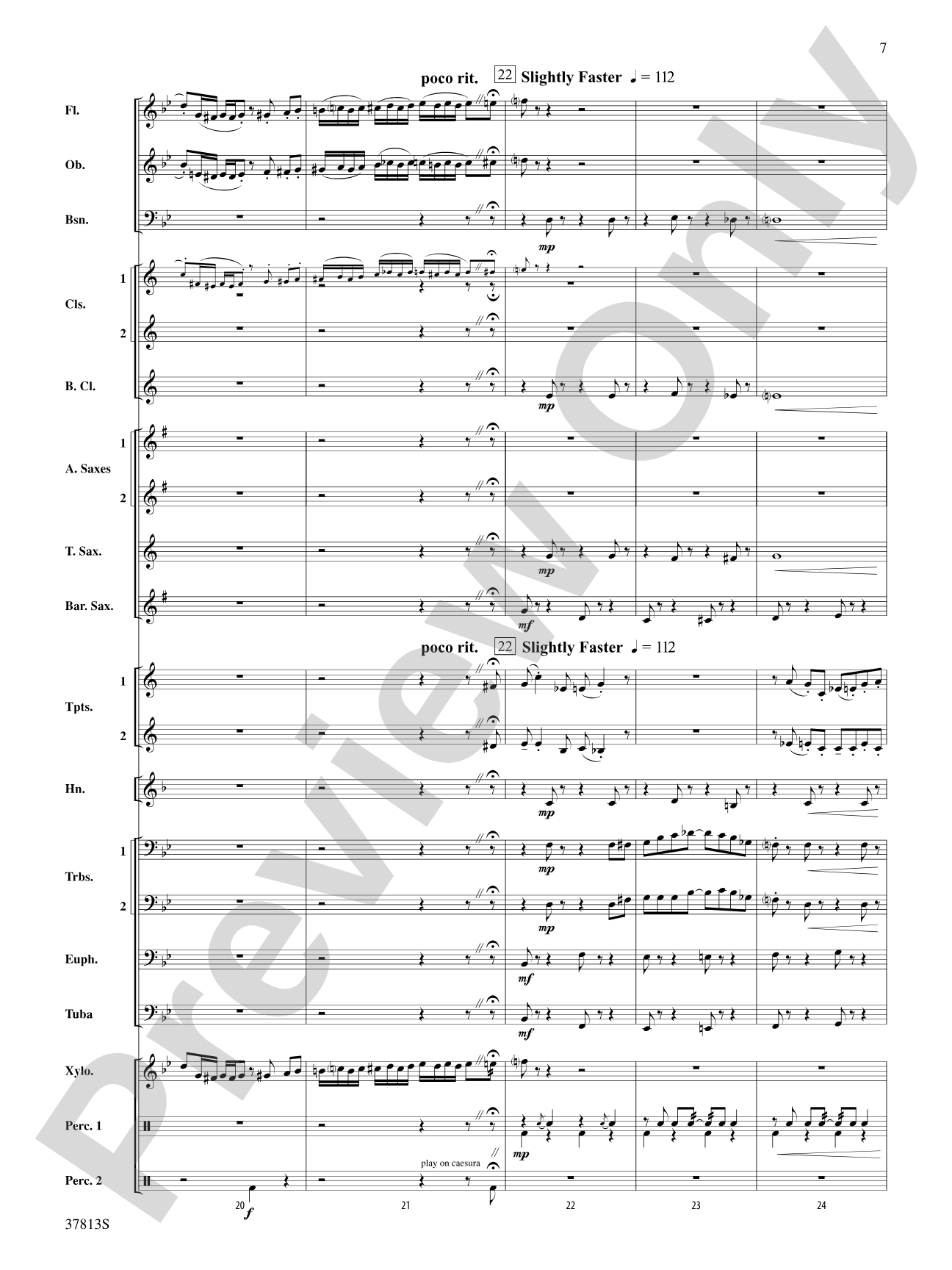 Ants in My Pants: Concert Band Conductor Score & Parts