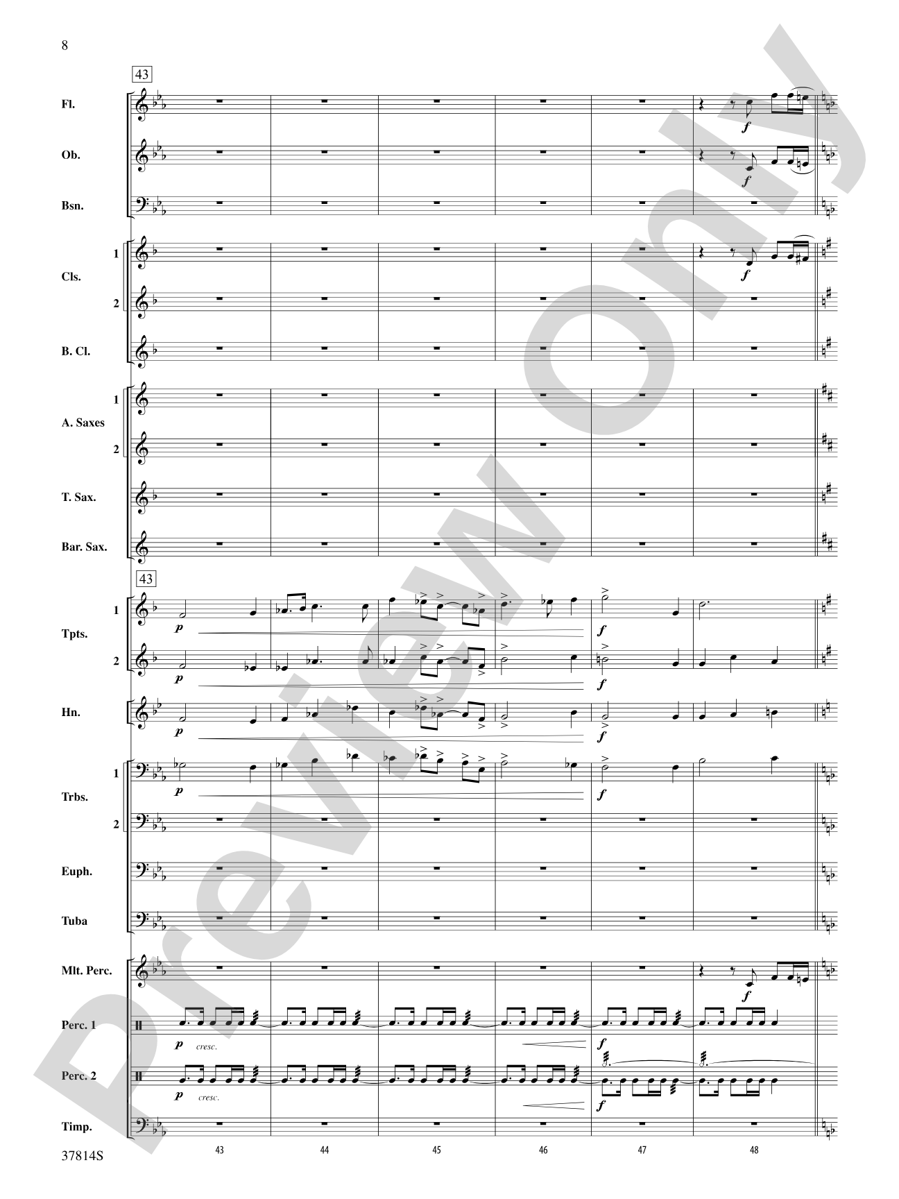 Wexford Carol: Concert Band Conductor Score & Parts